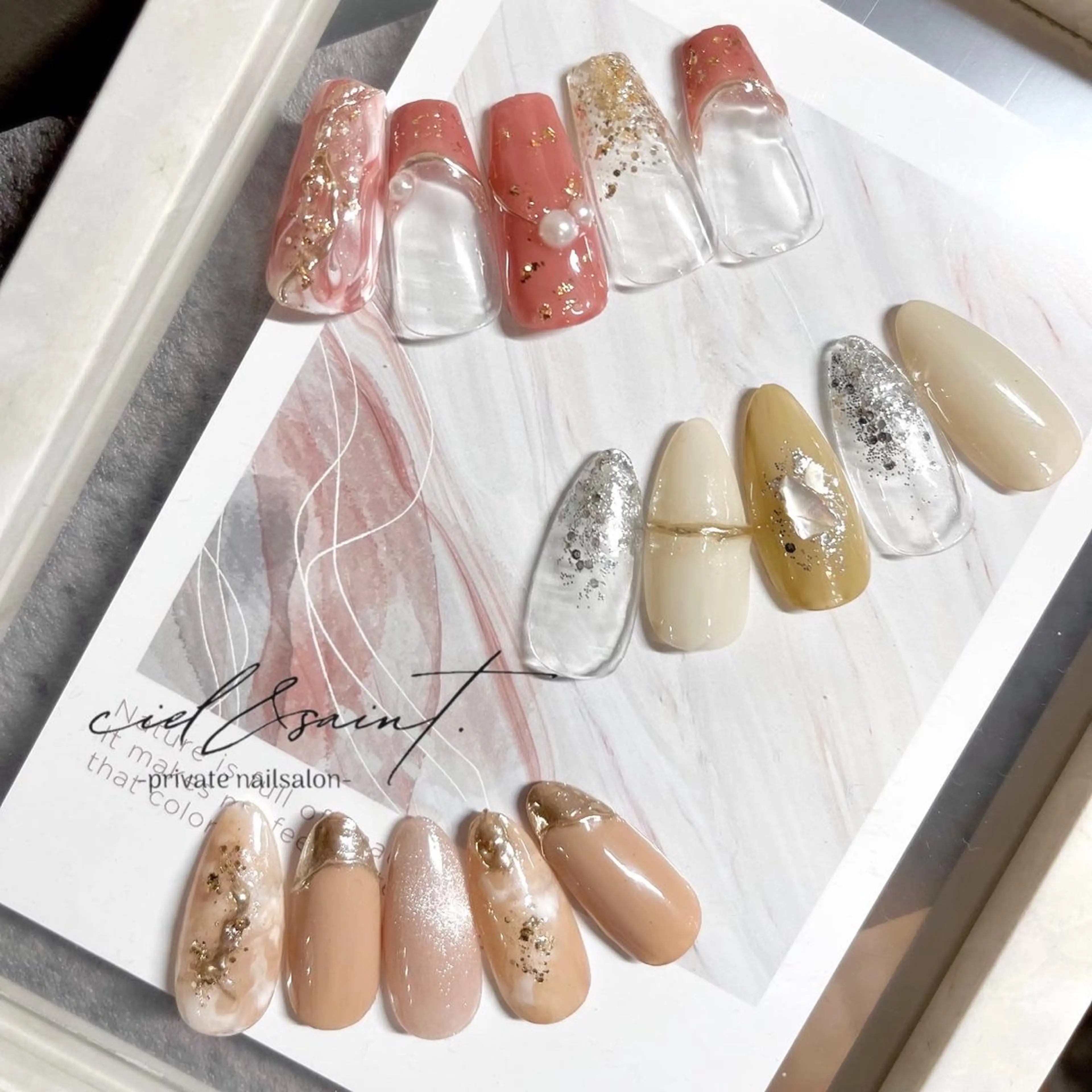 ネイル nail salon ciel&saintのネイルデザイン