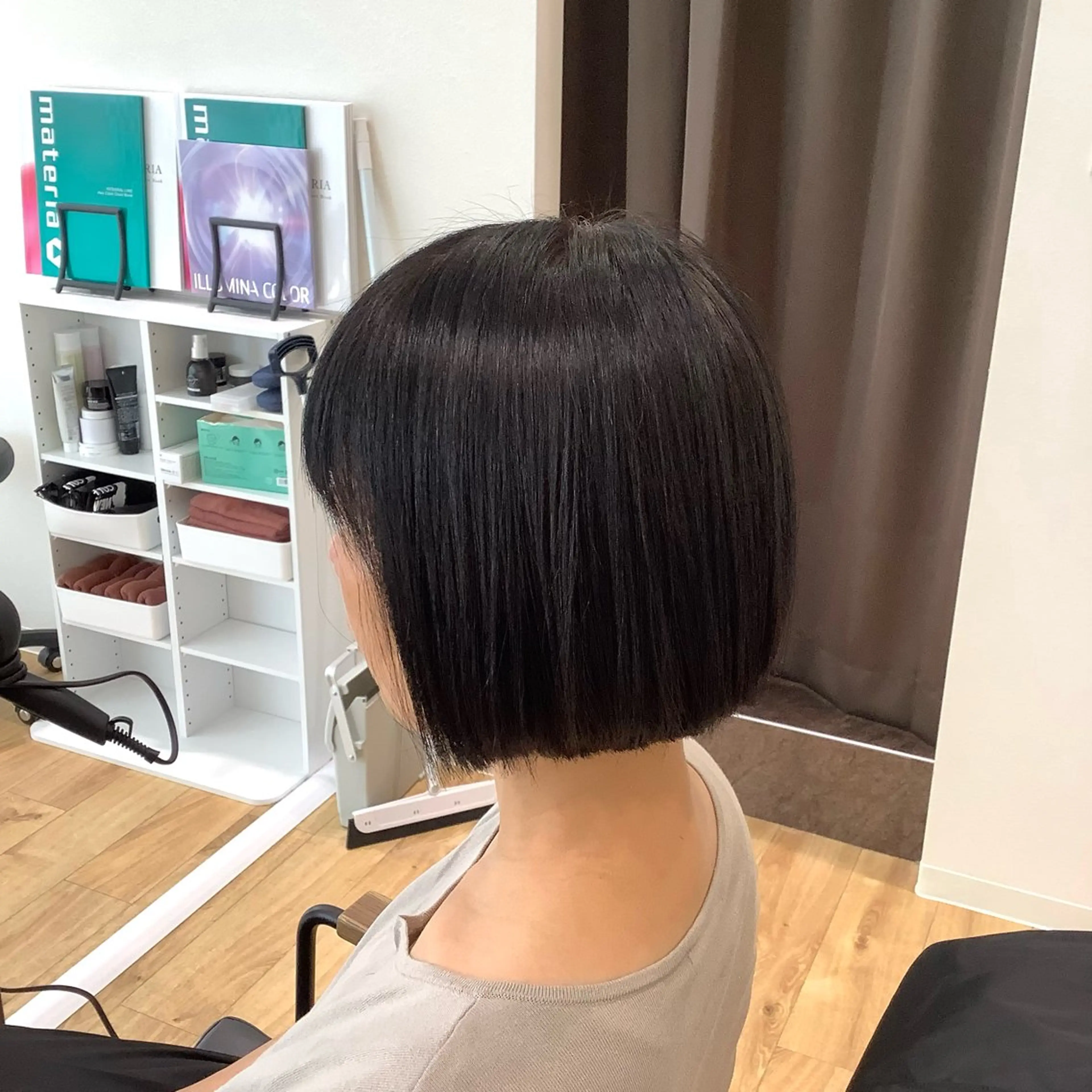 ミディアム カラー エイジングケア特化 美容師✂️山崎竜二のヘアスタイル