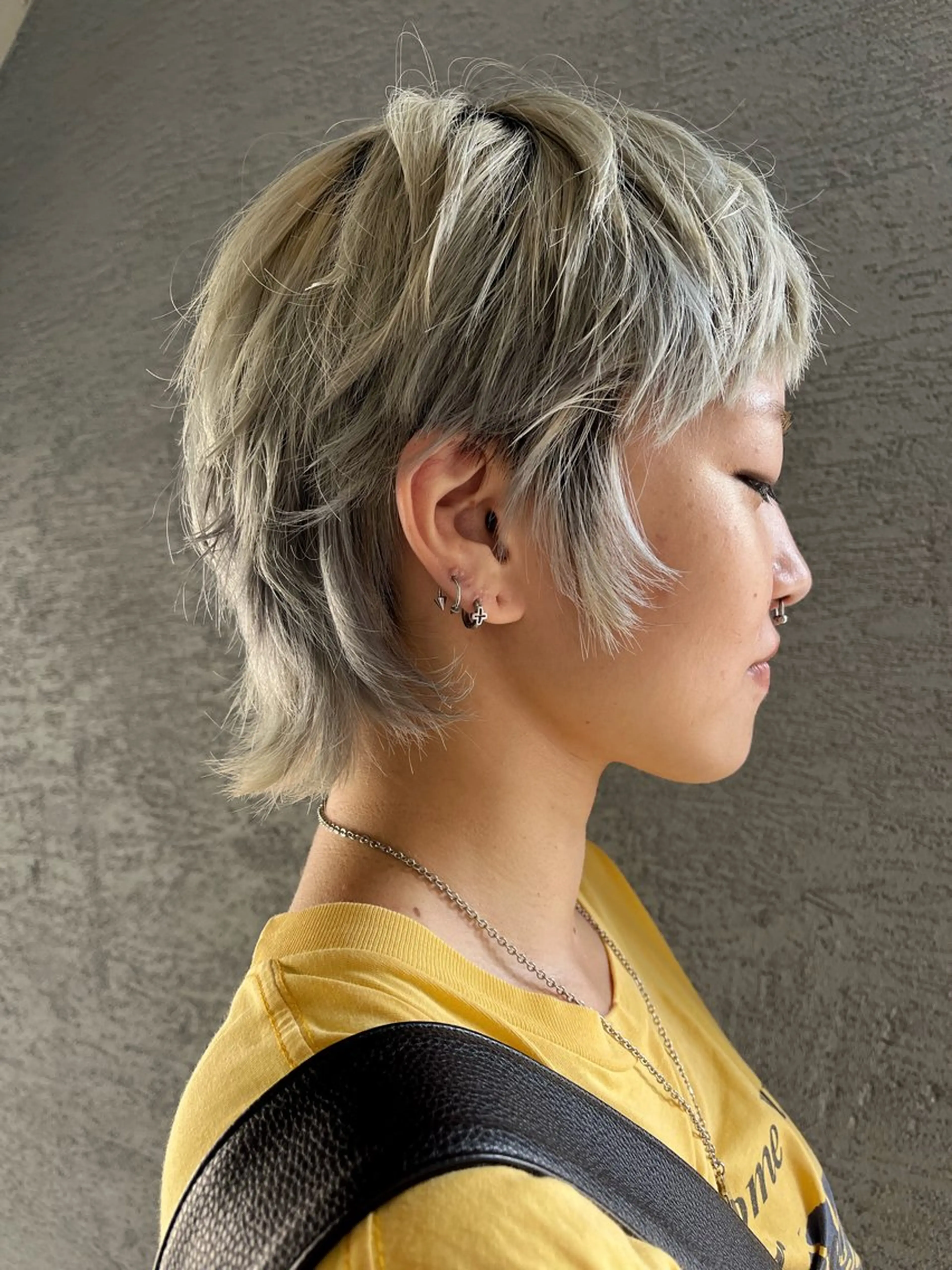 ショート カット ヘアカラー ハイトーンNo.1✨ パーマ✨イマイタツヤのヘアスタイル