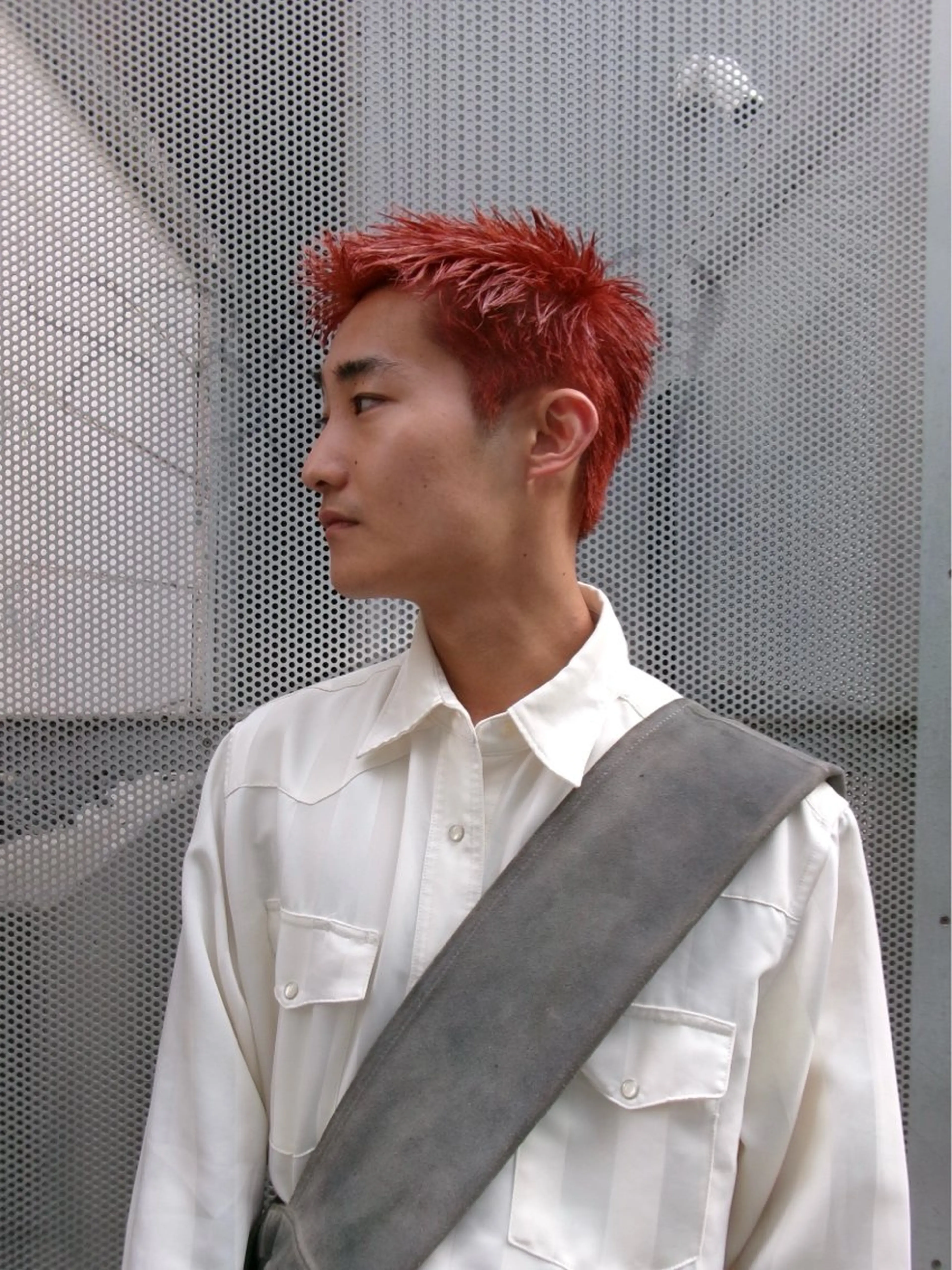 カラー メンズ 透けるカラー 🫧‪かふうのヘアスタイル