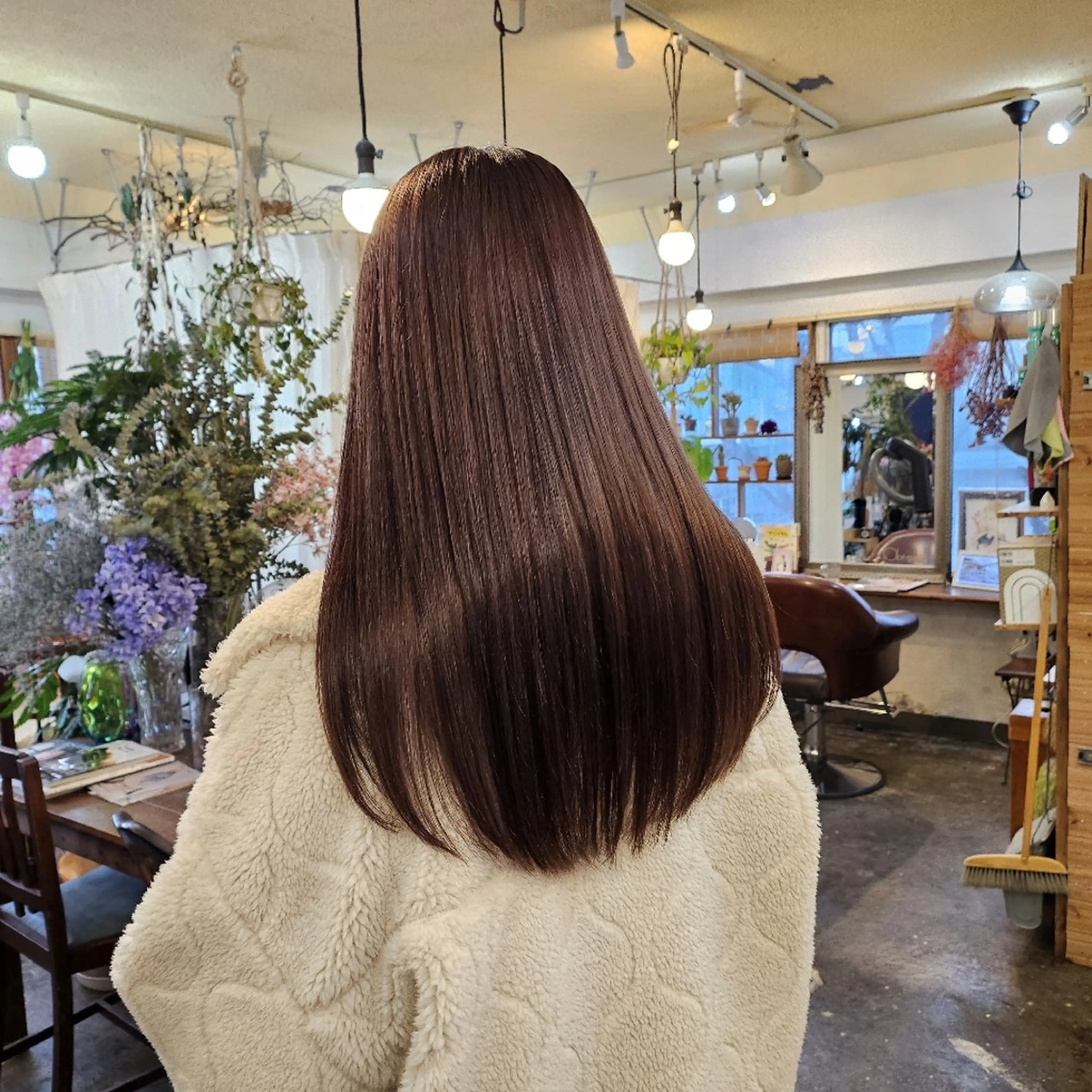 艶感ワンカラー+3stepフェロモントリートメント+カットの写真