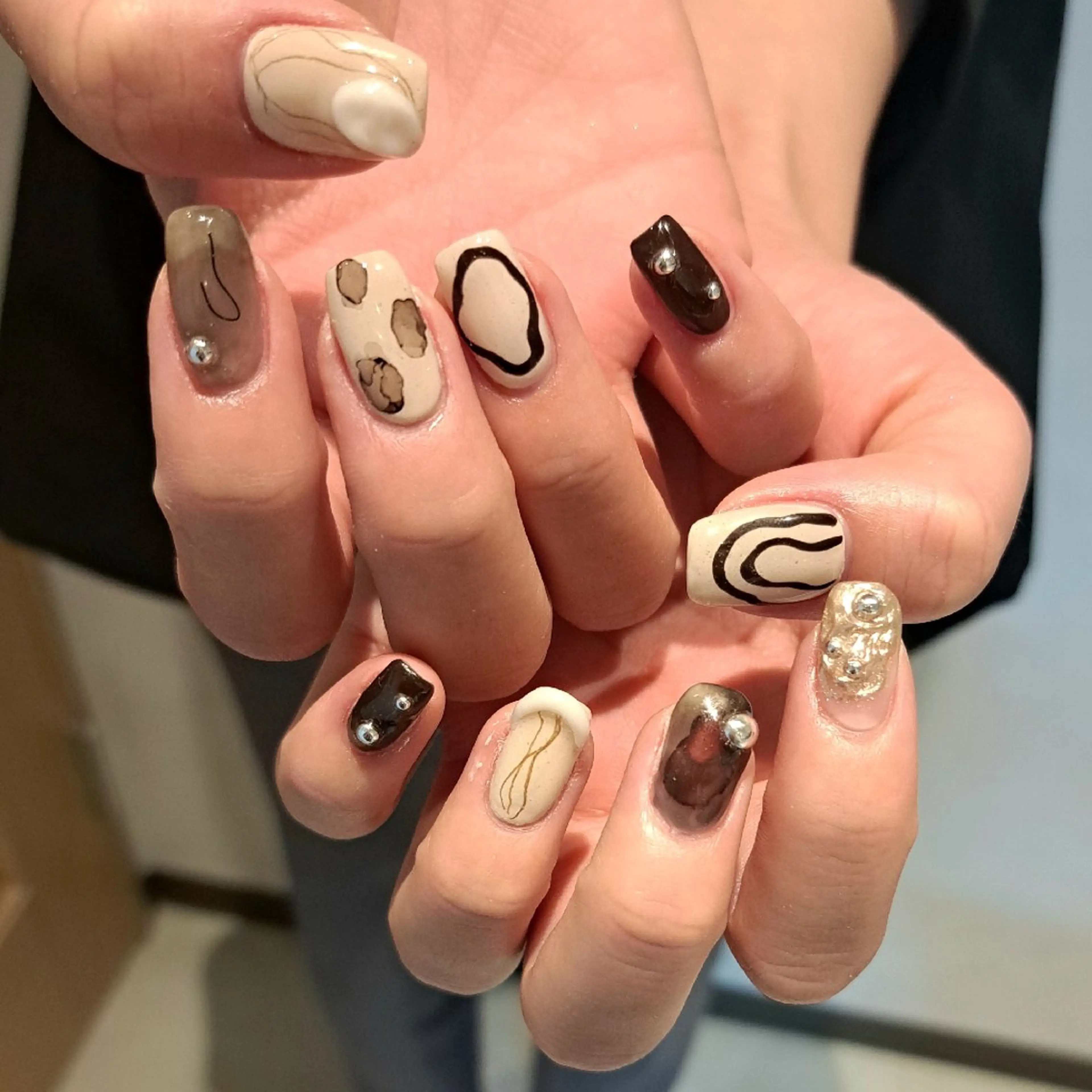 ネイル アートネイル 持ち込み ニュアンスネイル ハンドネイル Nail mood デザイン持ち込みokのネイルデザイン