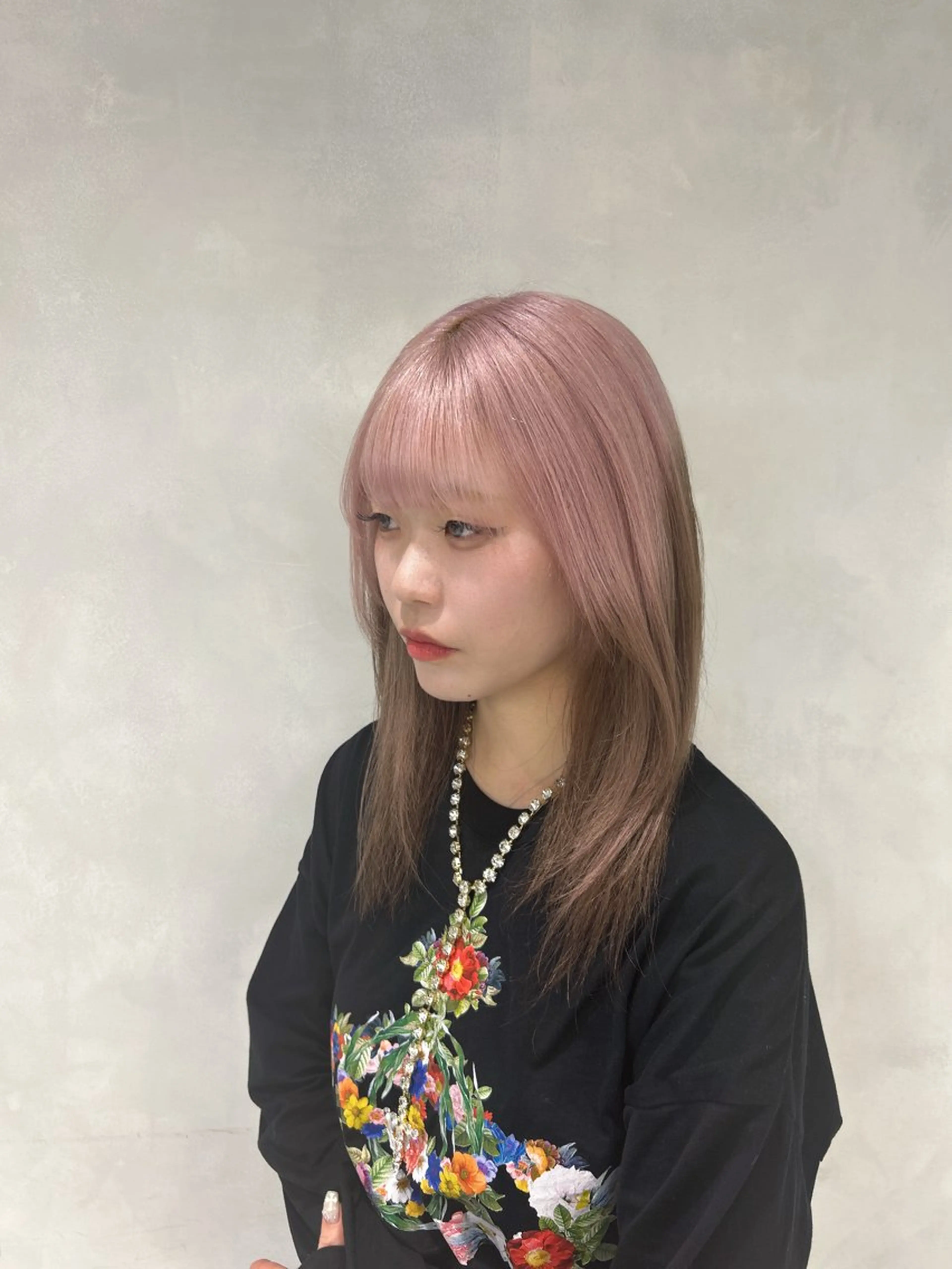 ロング カラー 【🦋綺麗めハイトー ン🦋】suzunoのヘアスタイル