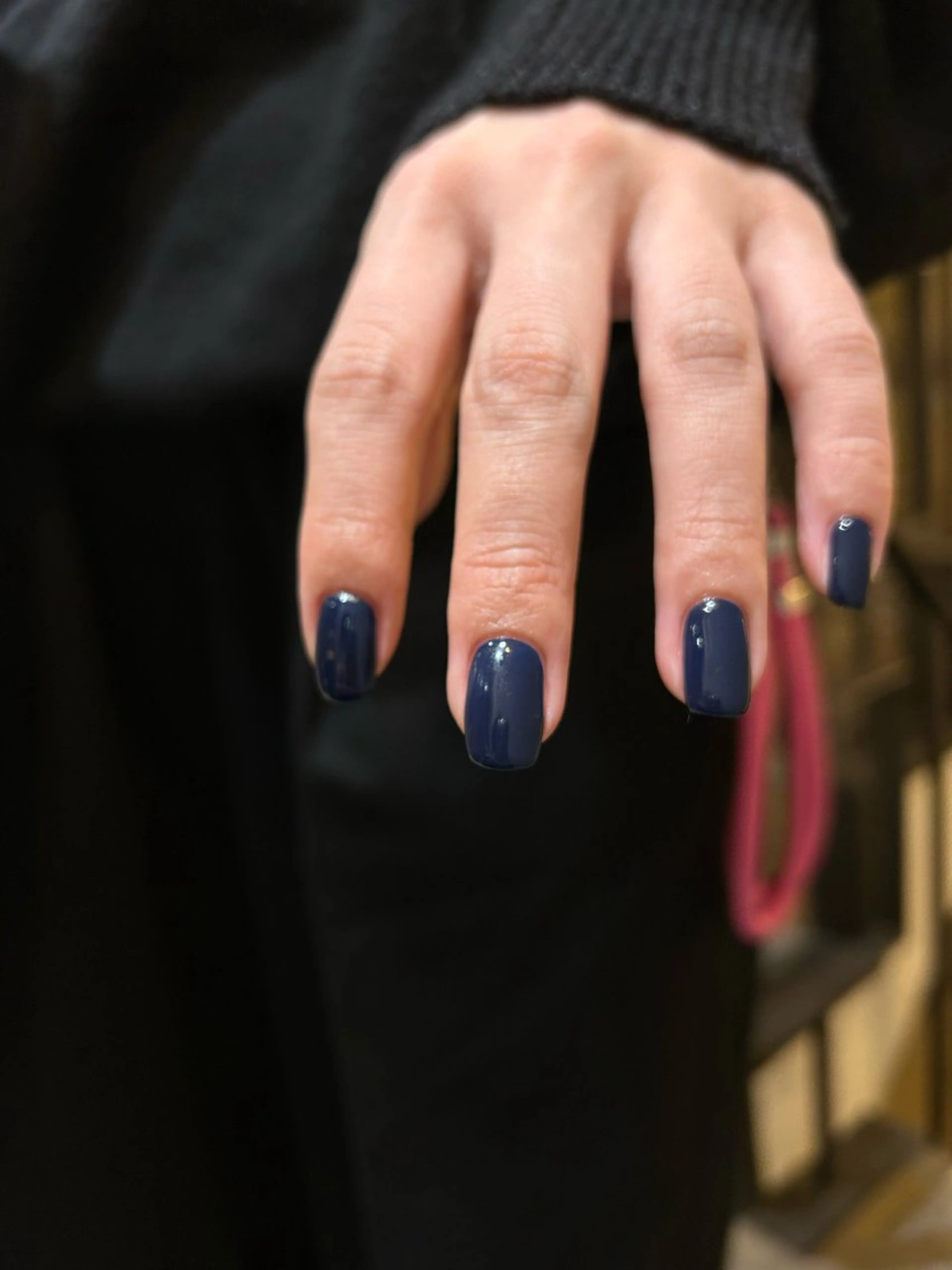 ネイル ネイビー ワンカラーネイル ハンドネイル nuu栄所属・nao .のネイルデザイン