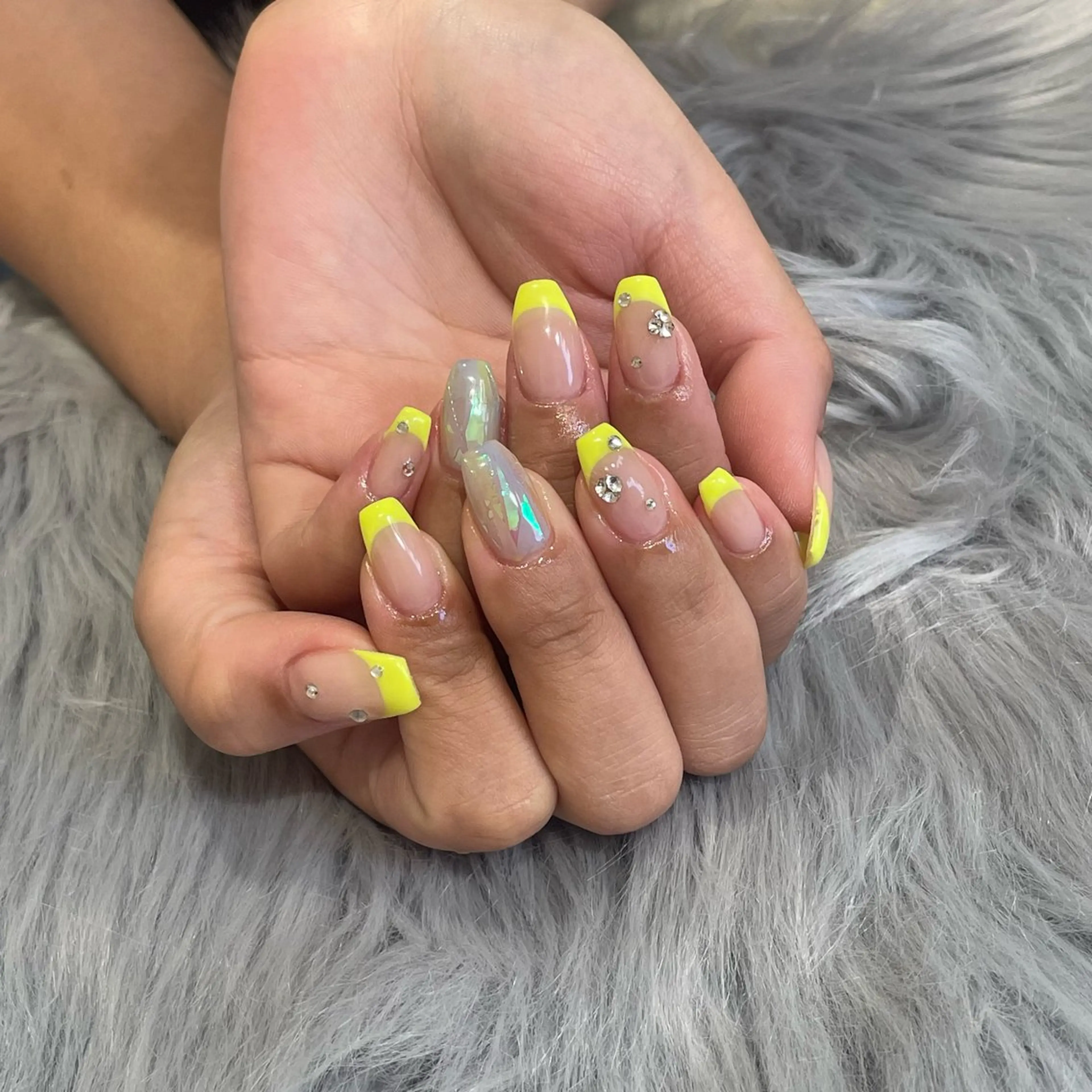 ネイル ラメ(グリッター) ハンドネイル RICO Nail パーツつけ放題🌈のネイルデザイン