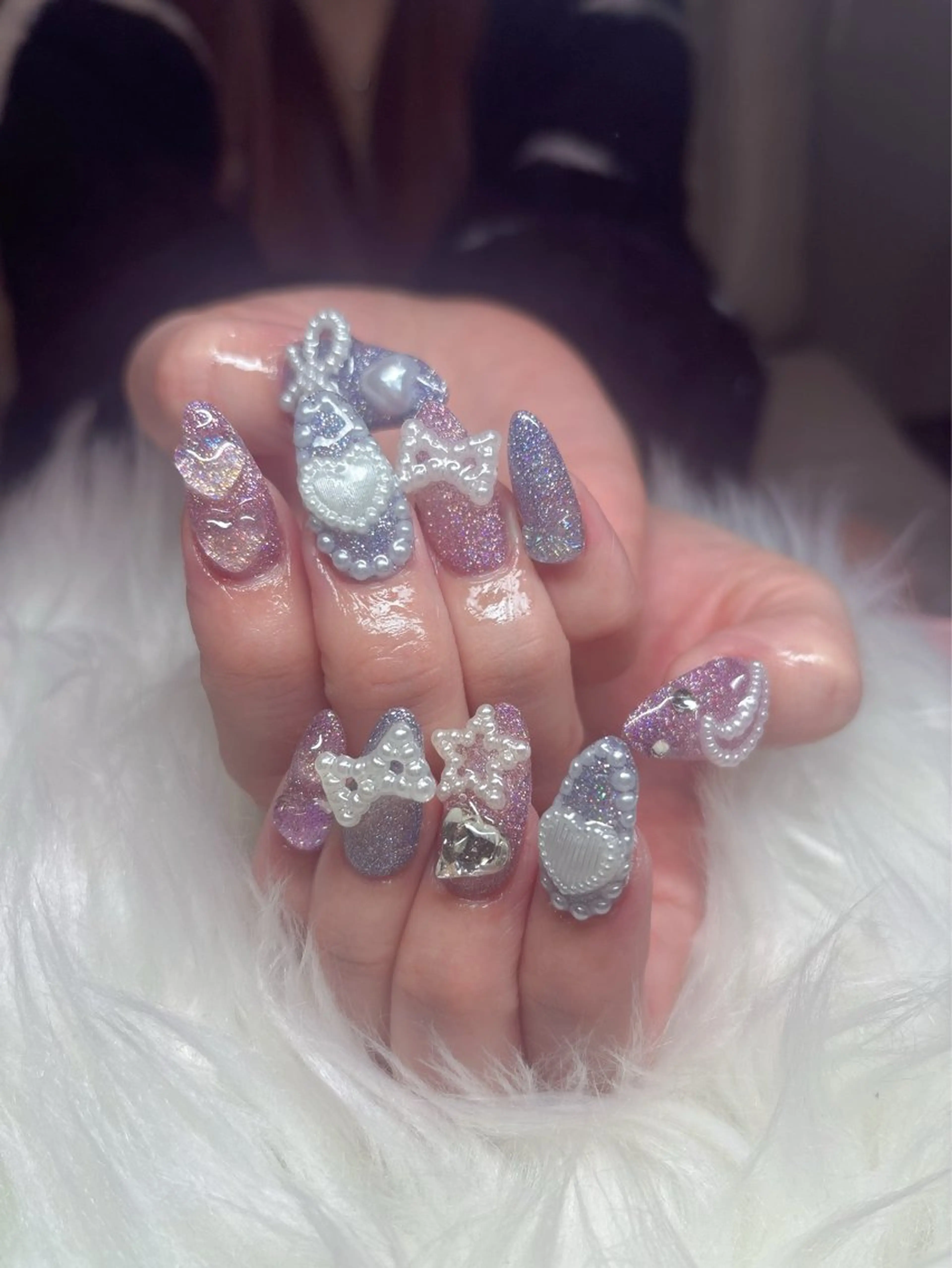 ネイル ロングネイル ハンドネイル EMINAL 恵比寿 RIKO♡のネイルデザイン