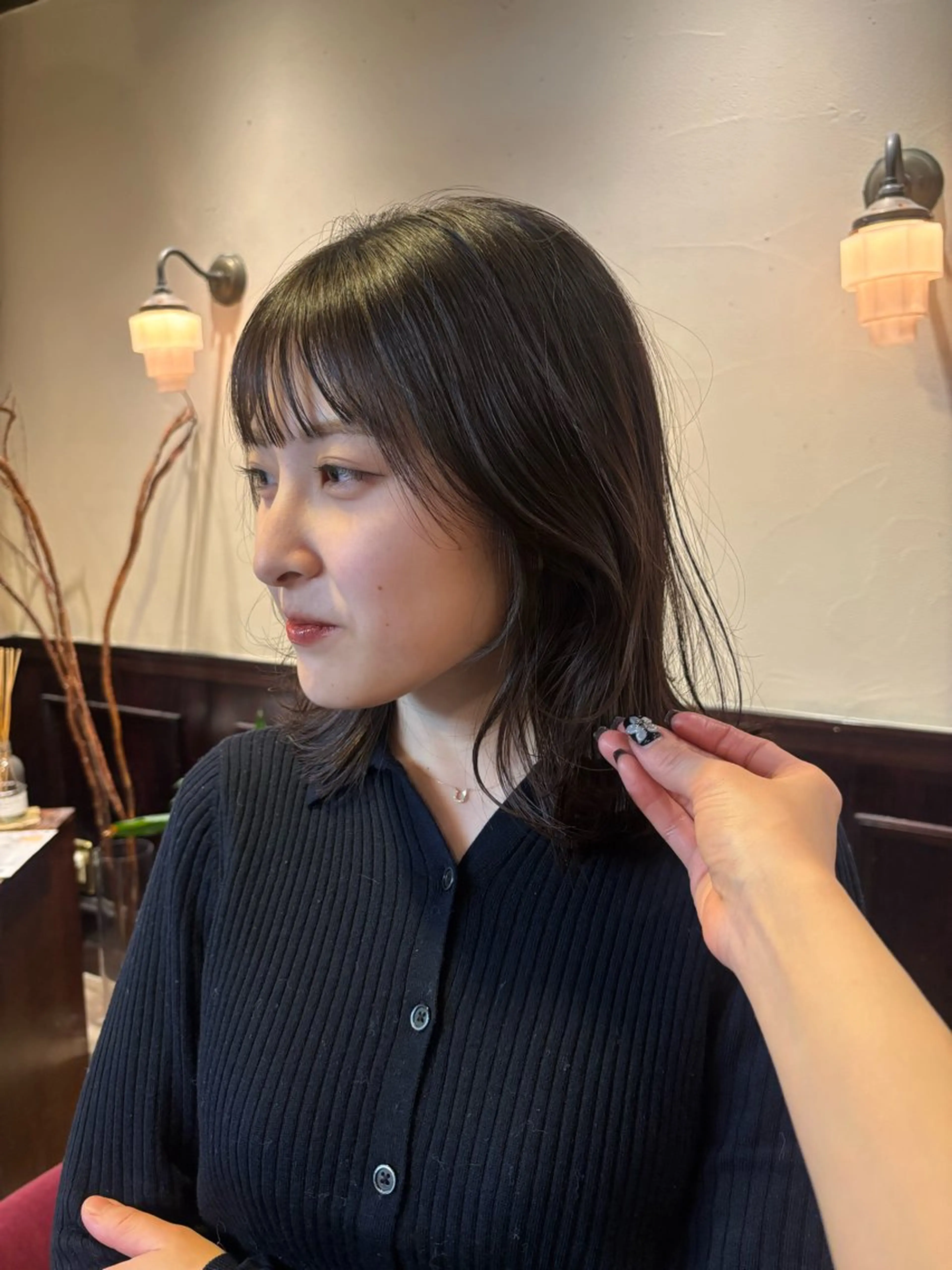 ミディアム 似合わせカット ハレケ　メリディッシュ所属・ユウリ/立川 美容師/モデル募集のヘアスタイル