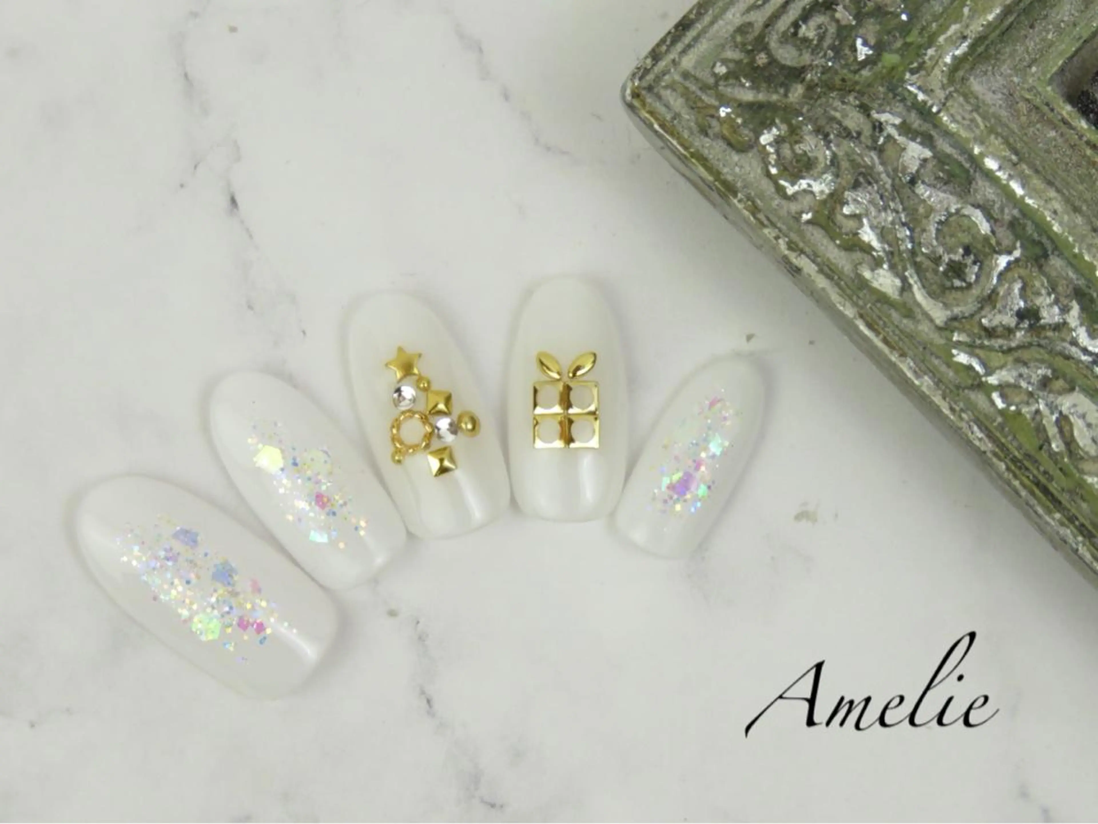 ネイル 冬ネイル クリスマス ハンドネイル yo koのネイルデザイン