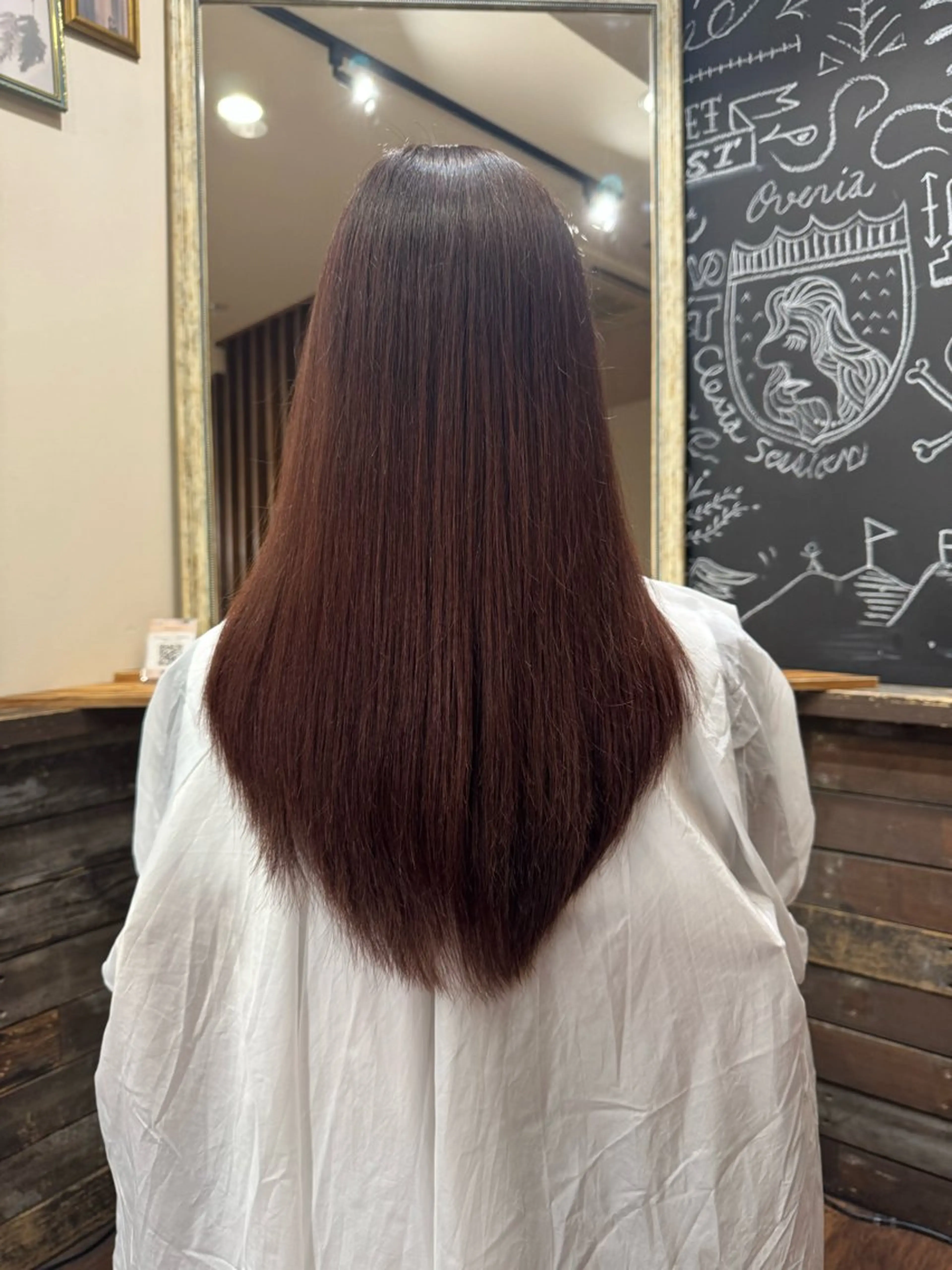 ロング レイヤーカット 丹 由佳のヘアスタイル