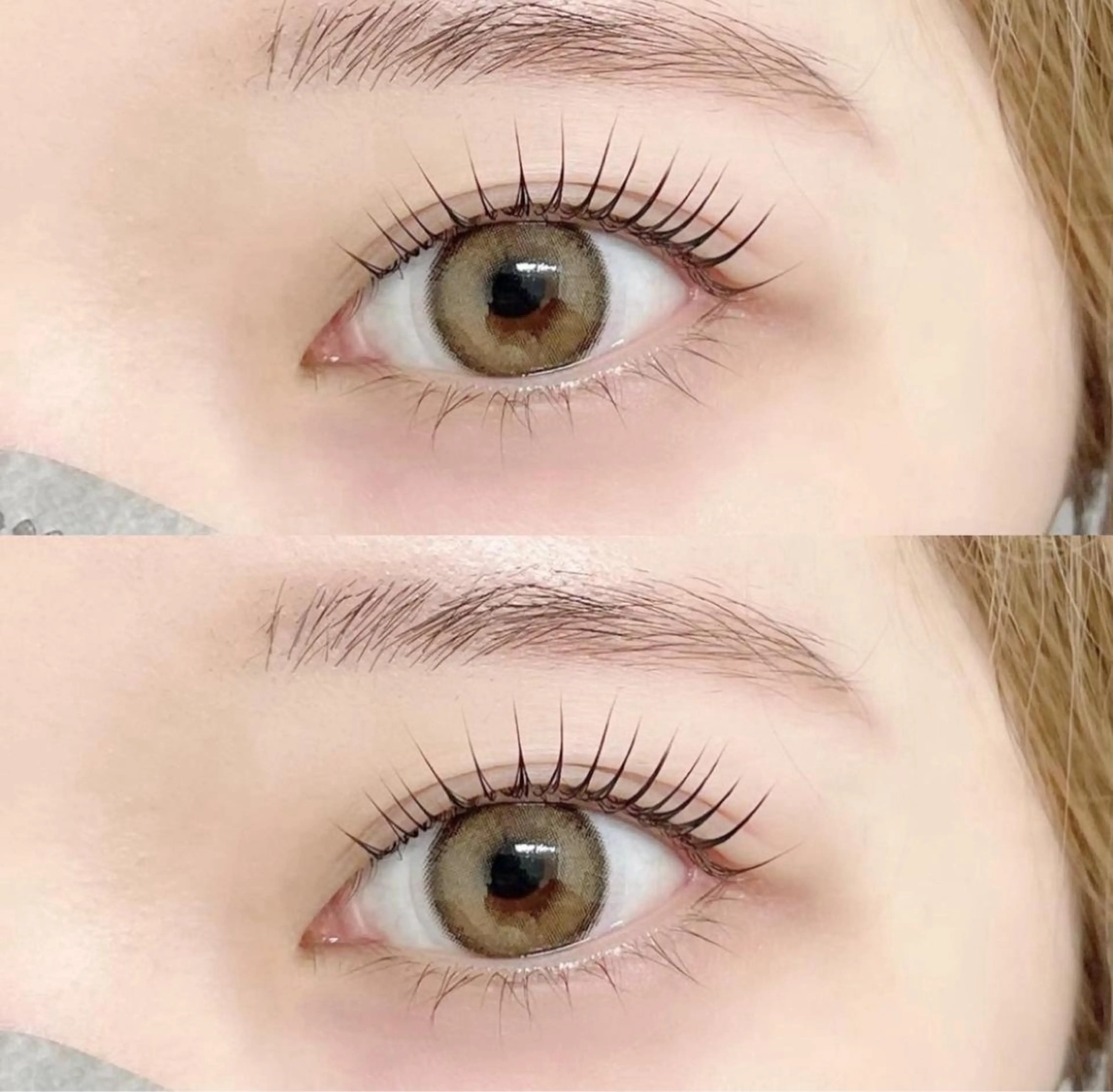 まつ毛パーマ上の写真