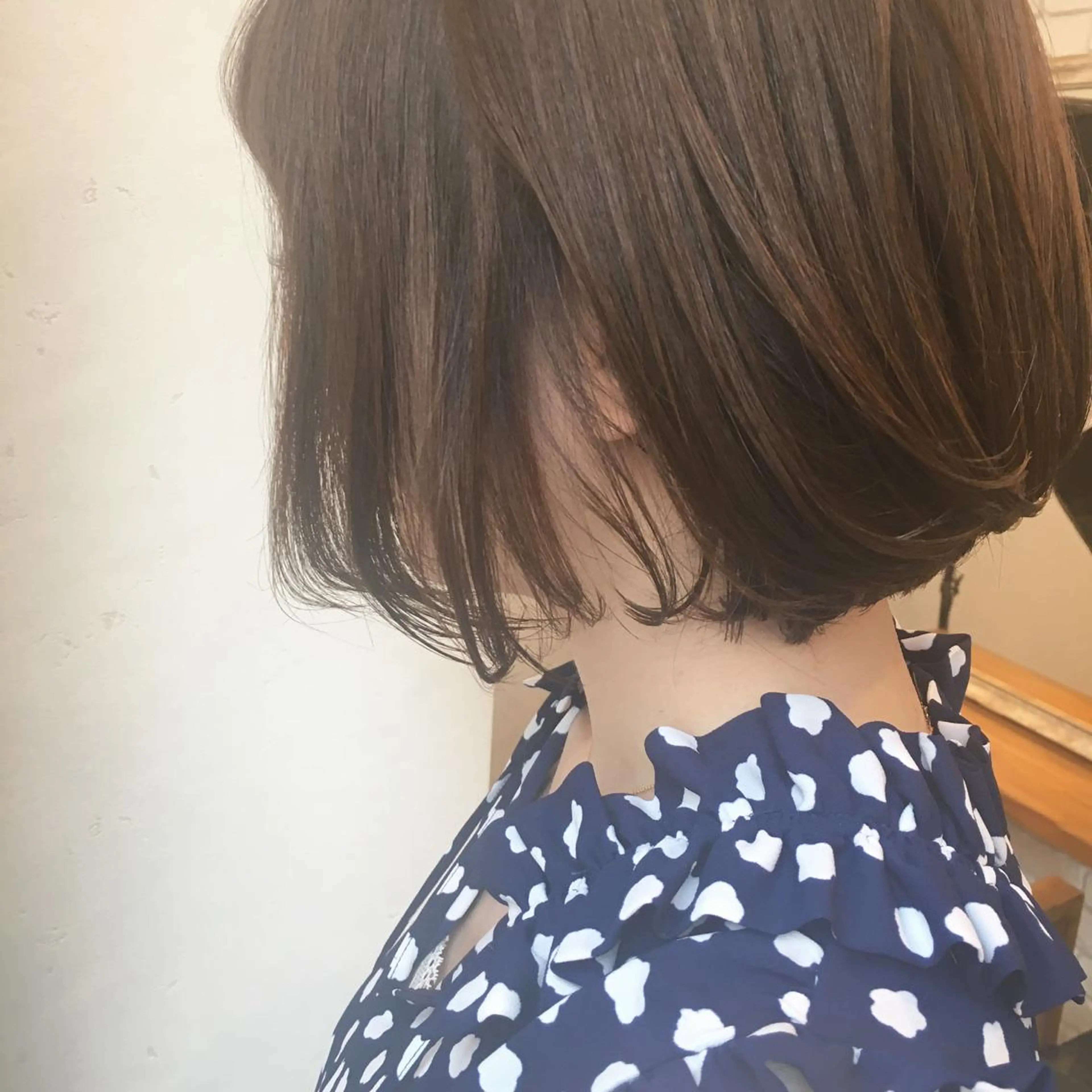 ミディアム カラー ボブ TOWA 野村　コウダイのヘアスタイル