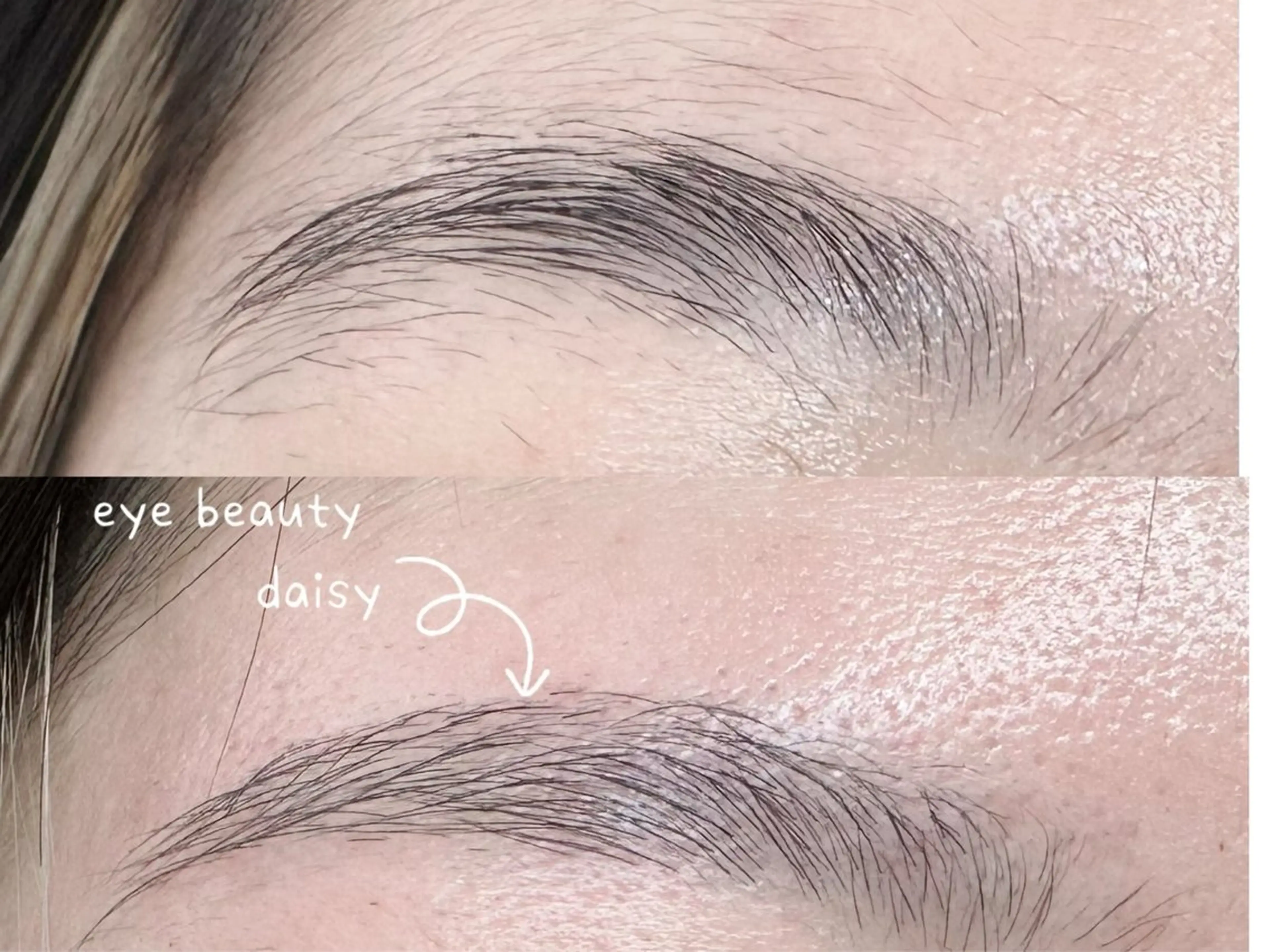似合わせ美眉スタイリング(眉毛wax+間引き毛量調整+メイク付)の写真
