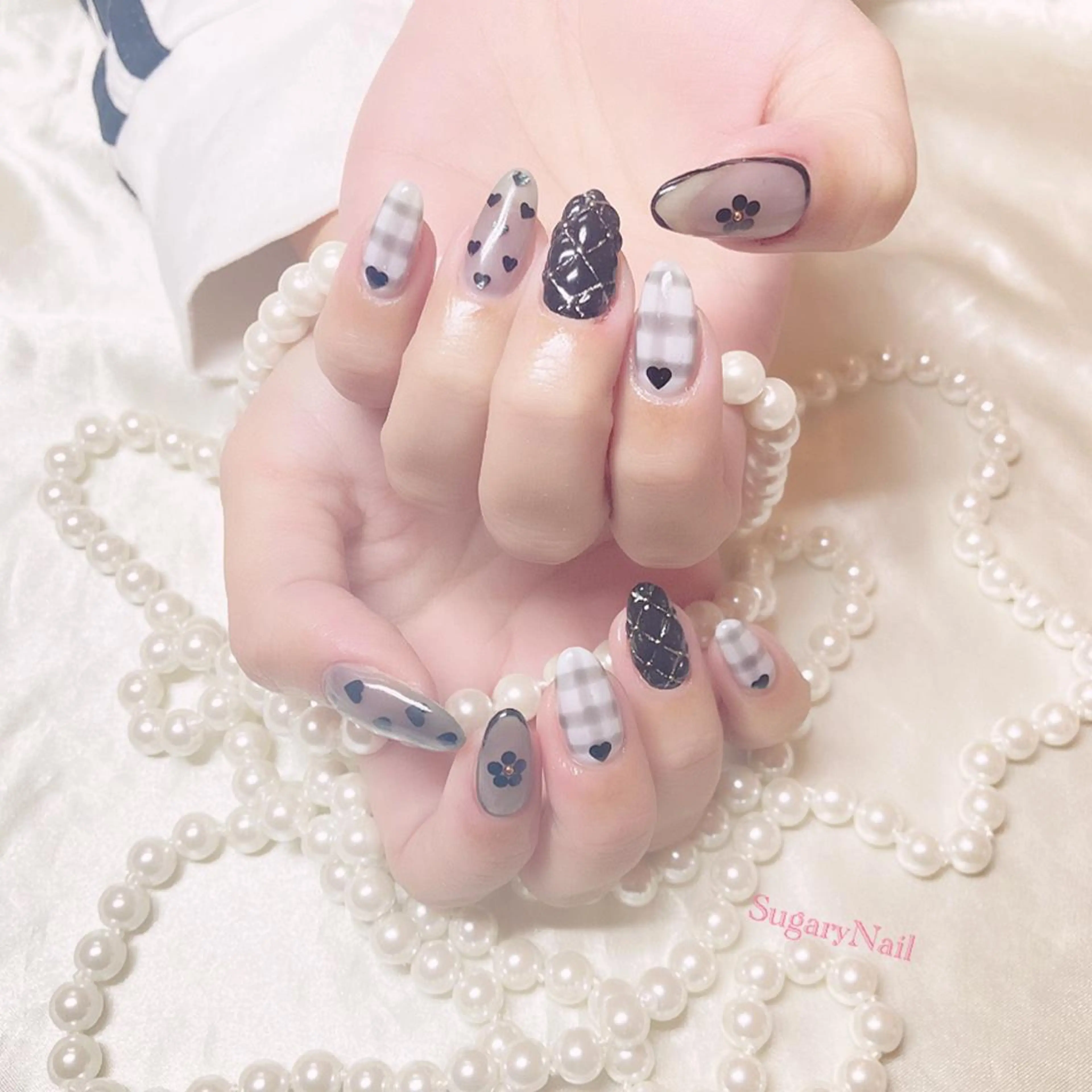ネイル アートネイル ハンドネイル フットネイル SugaryNail Rinaのネイルデザイン