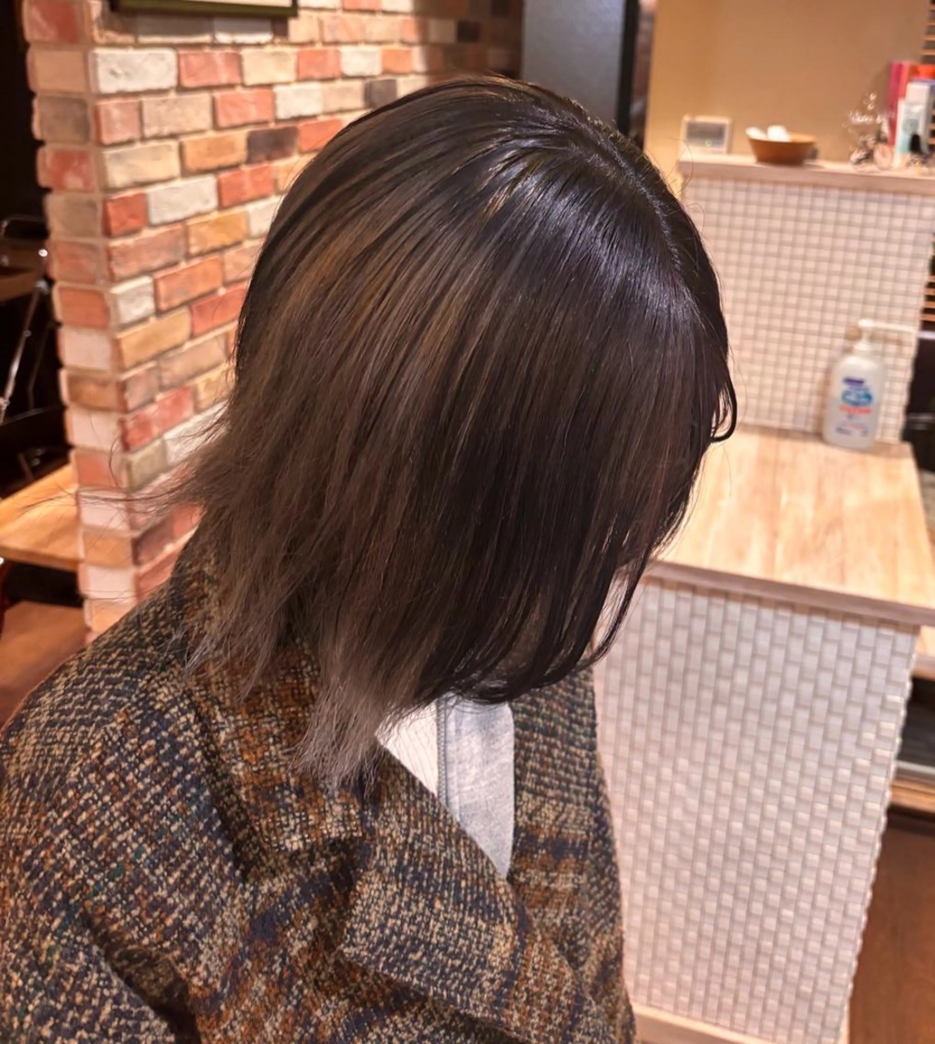 ミディアム カラー 齋藤 瑞樹のヘアスタイル