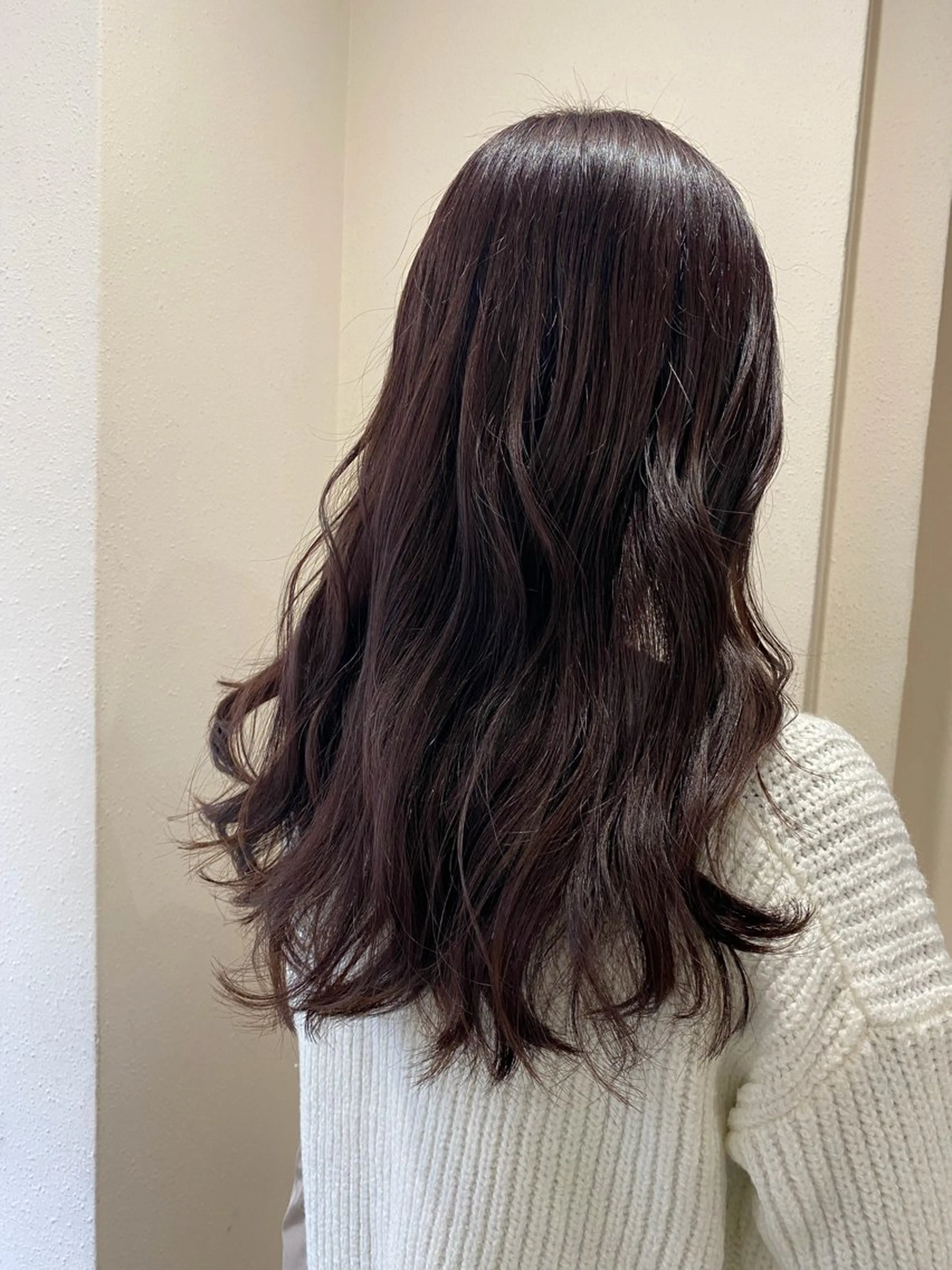 ロング カラー カット ヘアカラー トリートメント くすみカラー / 肌馴染み/ 花房佑夏のヘアスタイル