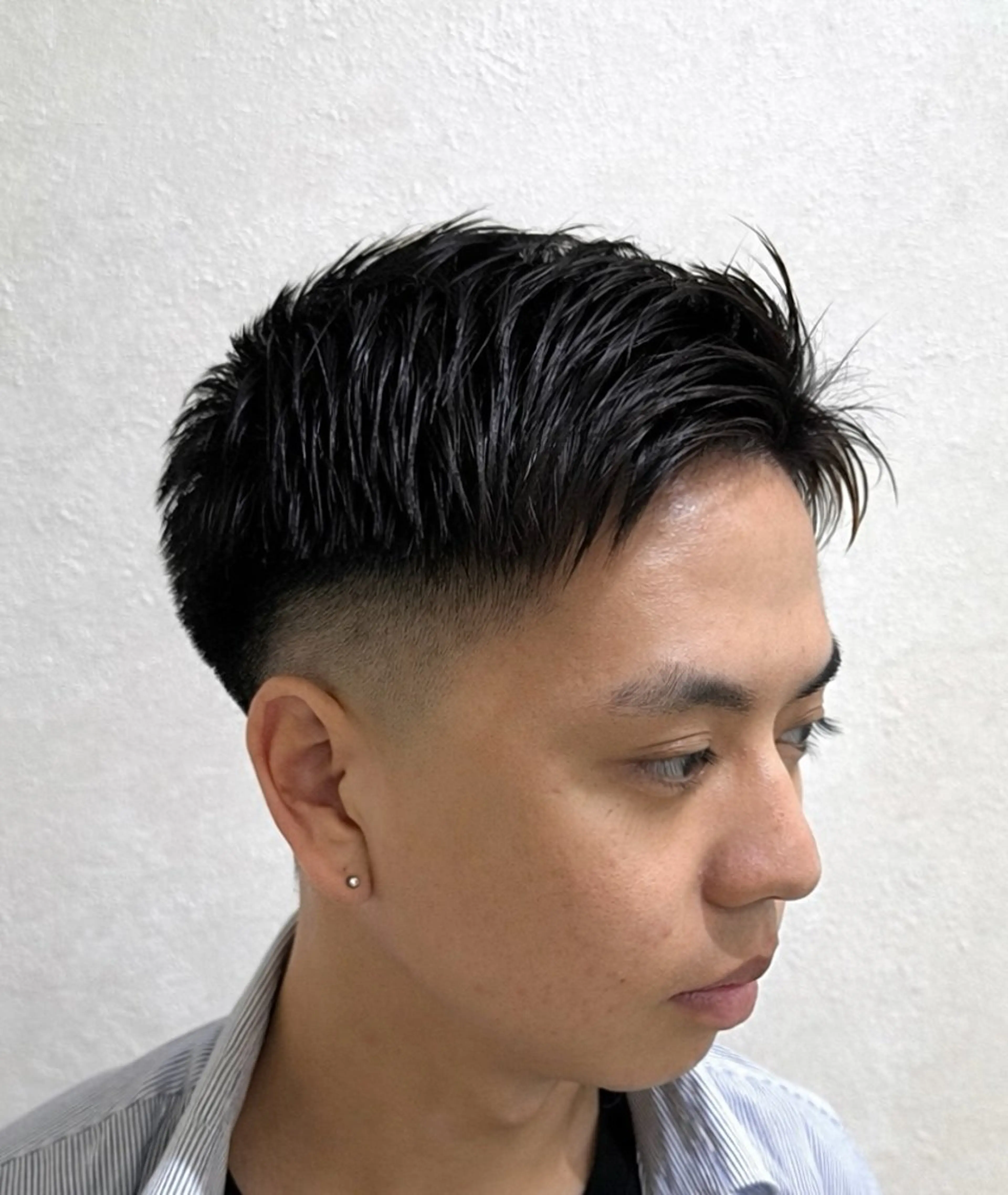 メンズ フェードカット スパイキーショート 刈り上げ カット ユージ ✂︎ カット／パーマ特化のヘアスタイル