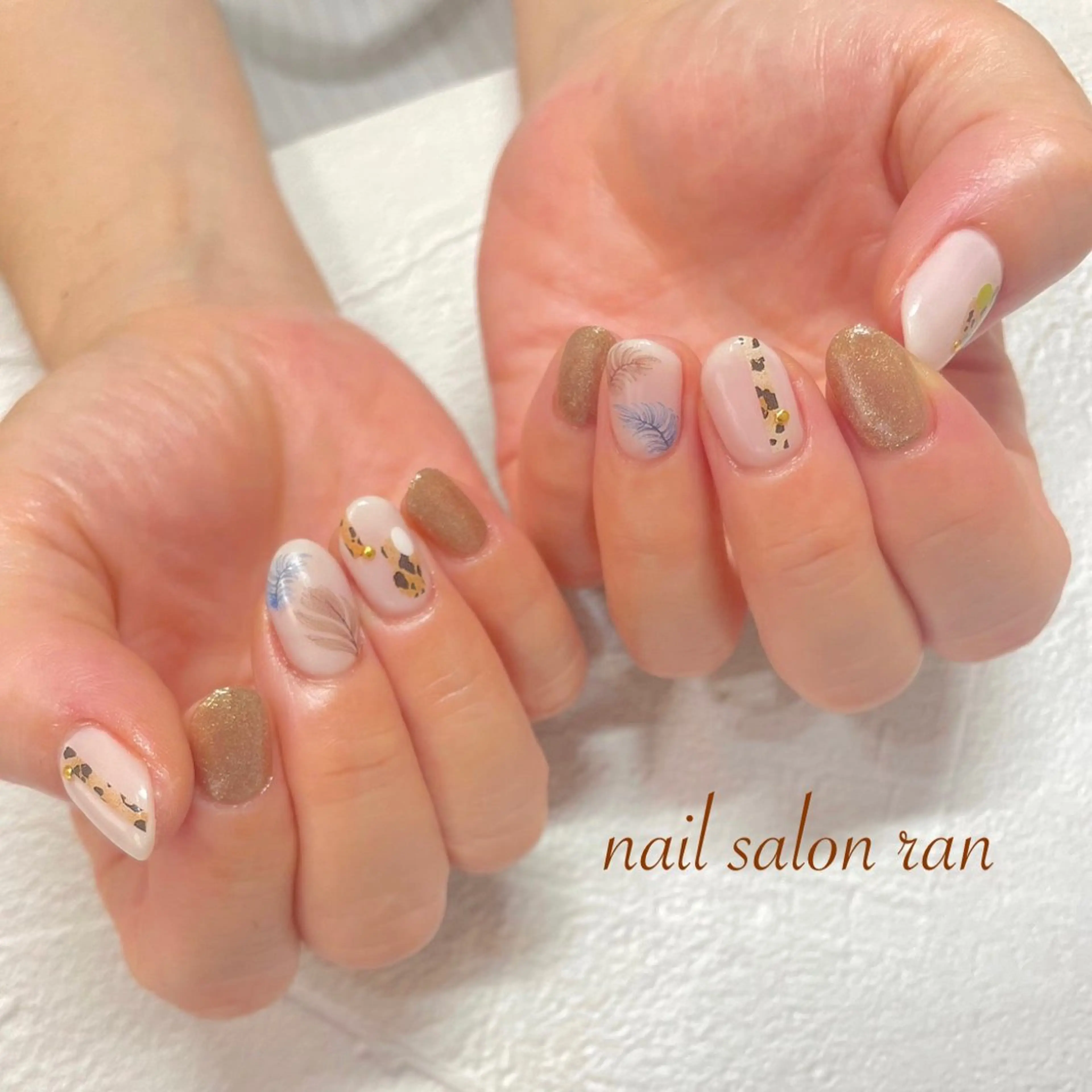 ネイル アニマル柄 nailsalon ranのネイルデザイン