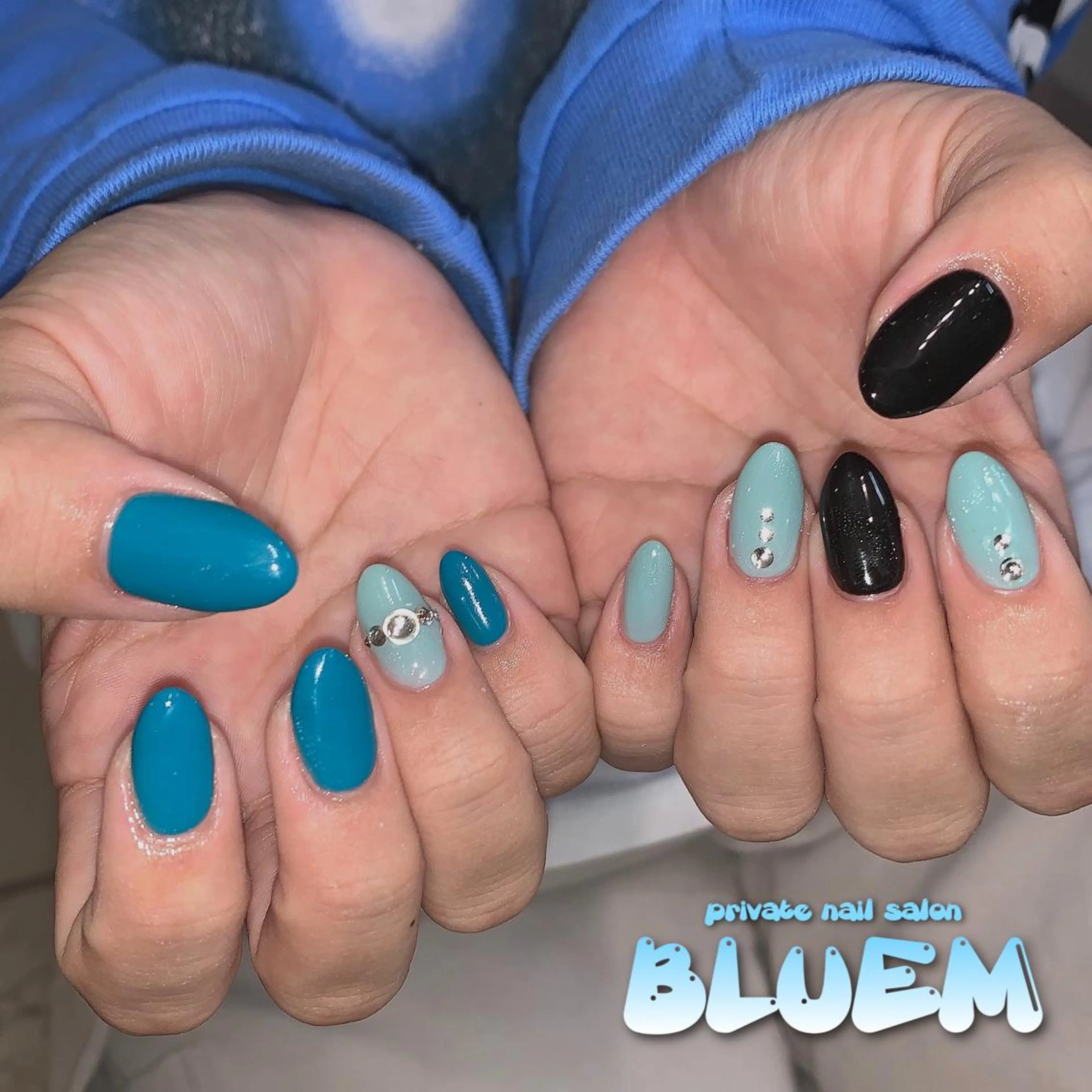 ネイル ハンドネイル BLUEM なな🐶のネイルデザイン