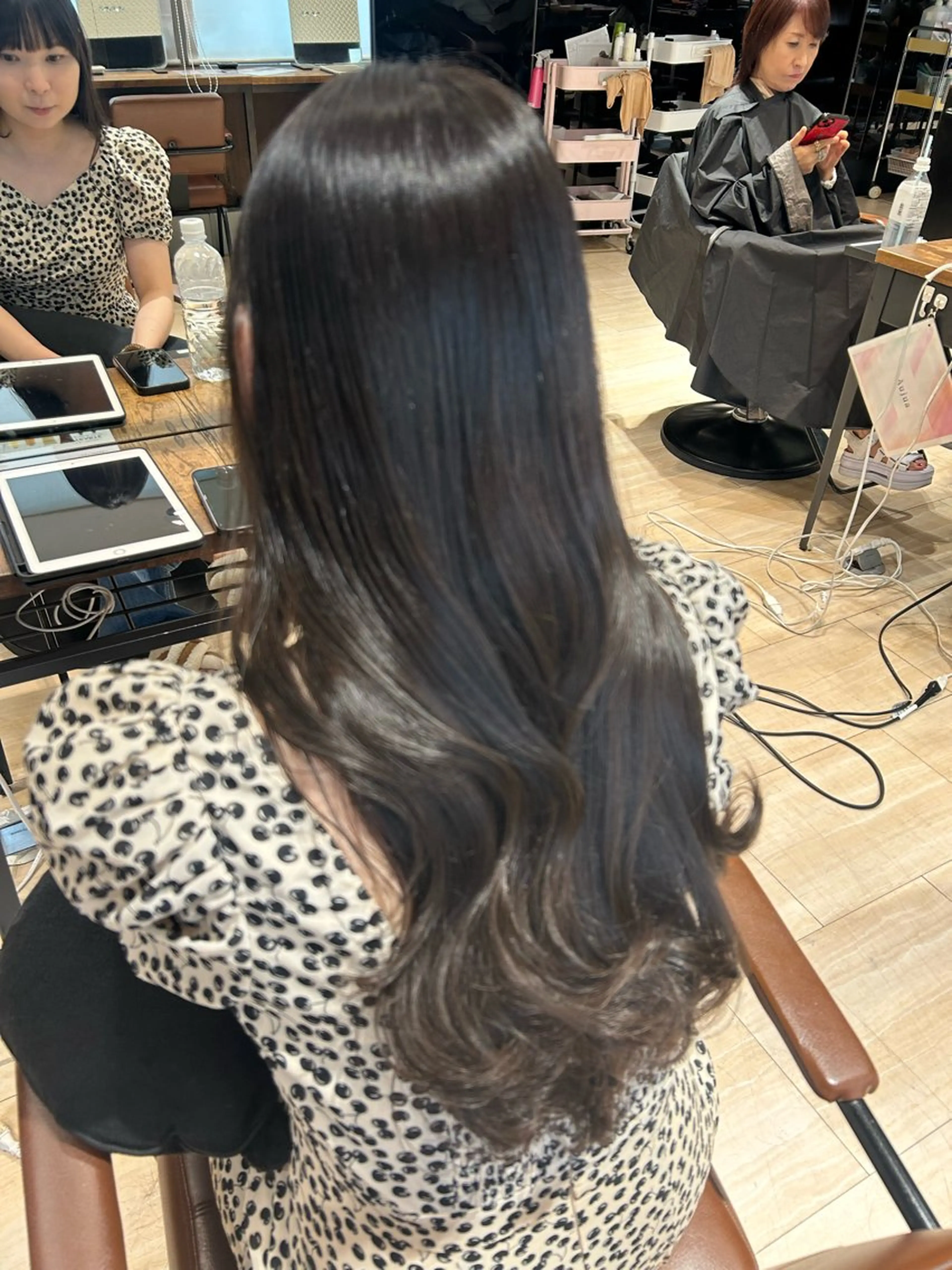 セミロング カラー 🎀大竹美侑／顔まわ りカット／レイヤーのヘアスタイル