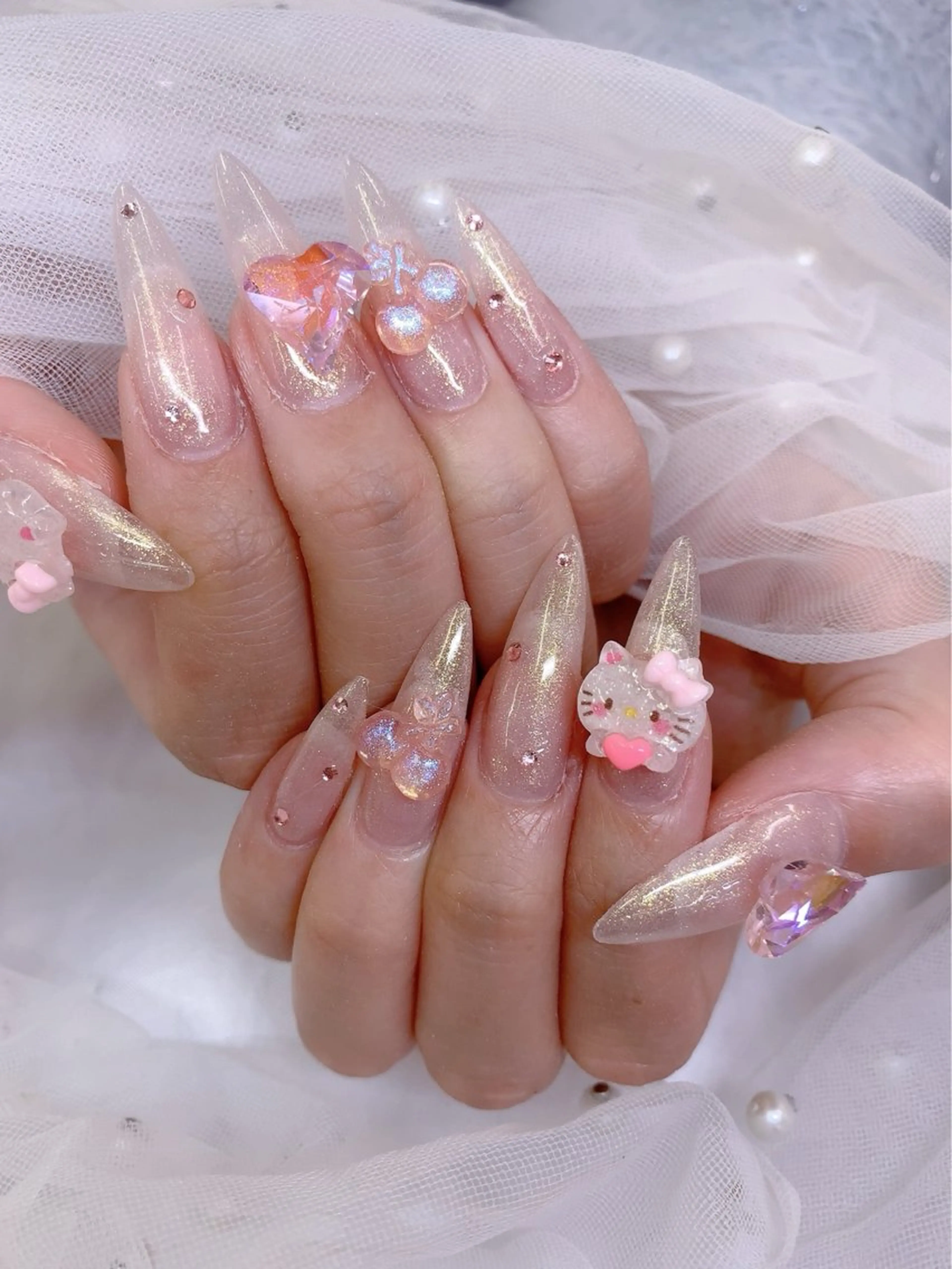 ネイル U・mi nail salon【長さ出し/パラジェル/持ち込み/定額ネイル/学割U24】所属・Uminail ゆうゆうのネイルデザイン