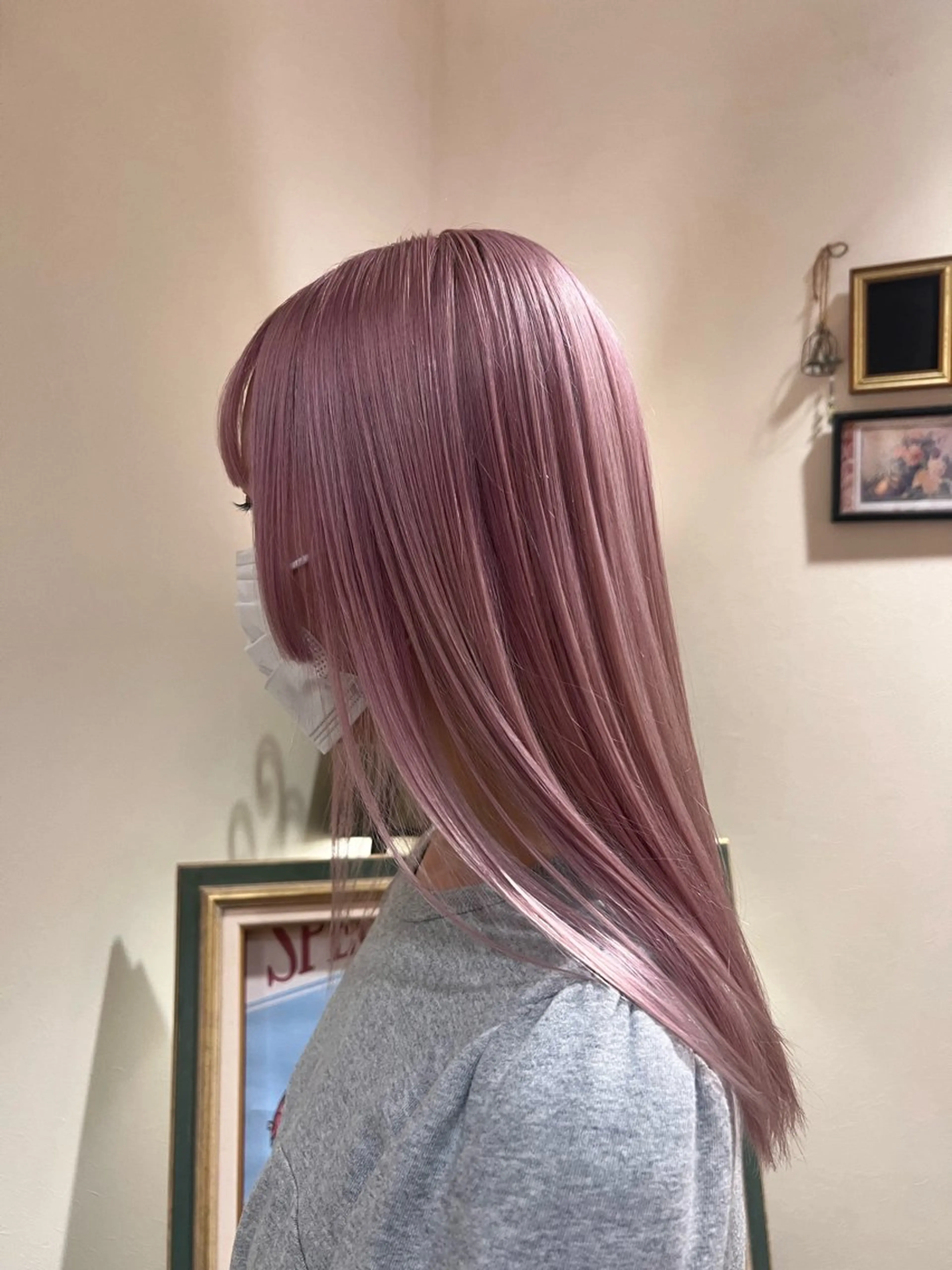 セミロング 韓国スタイル🫧 サーシャのヘアスタイル