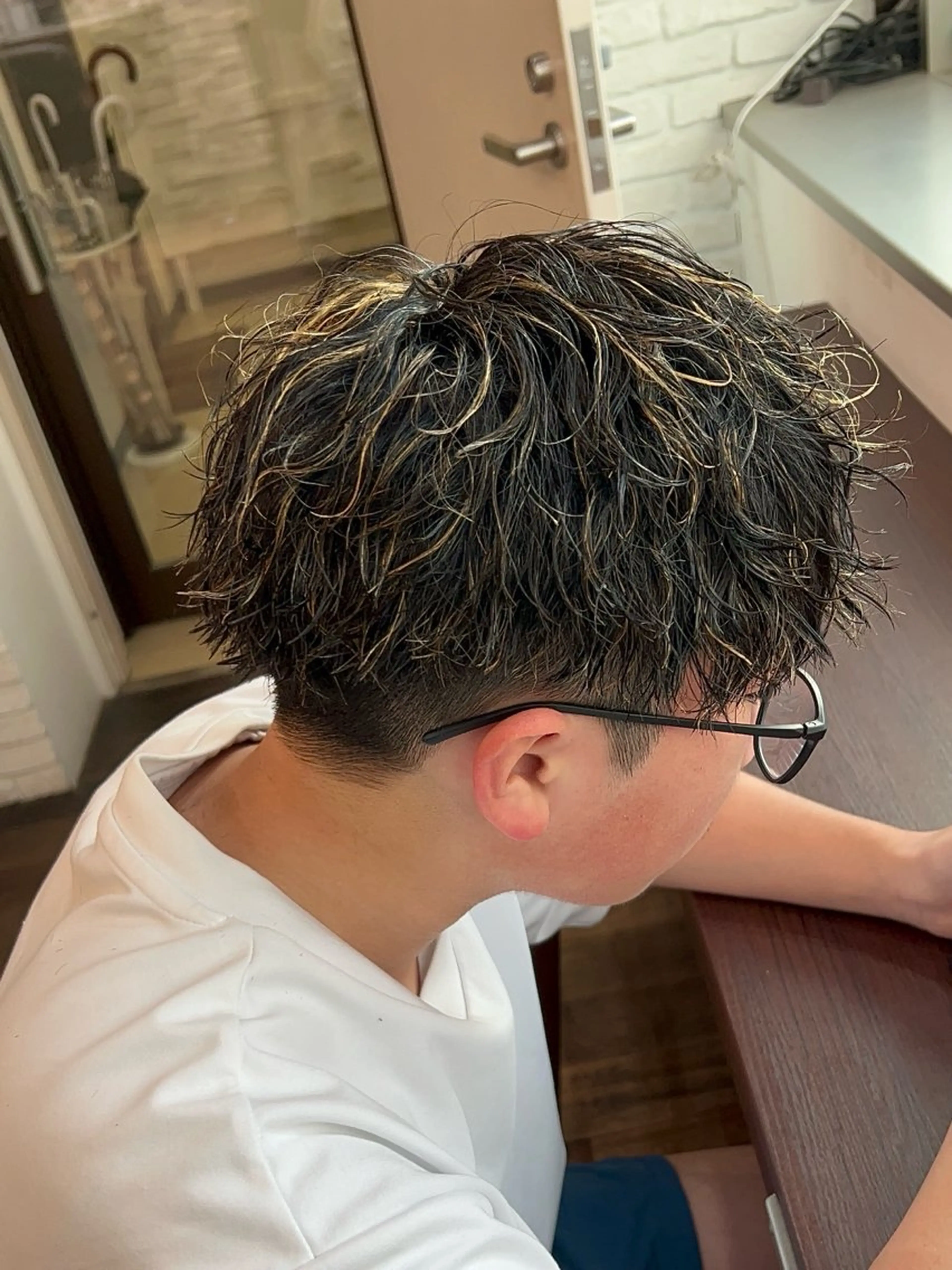 カラー パーマ メンズ Hazu 【パーマ特化美容師】のヘアスタイル