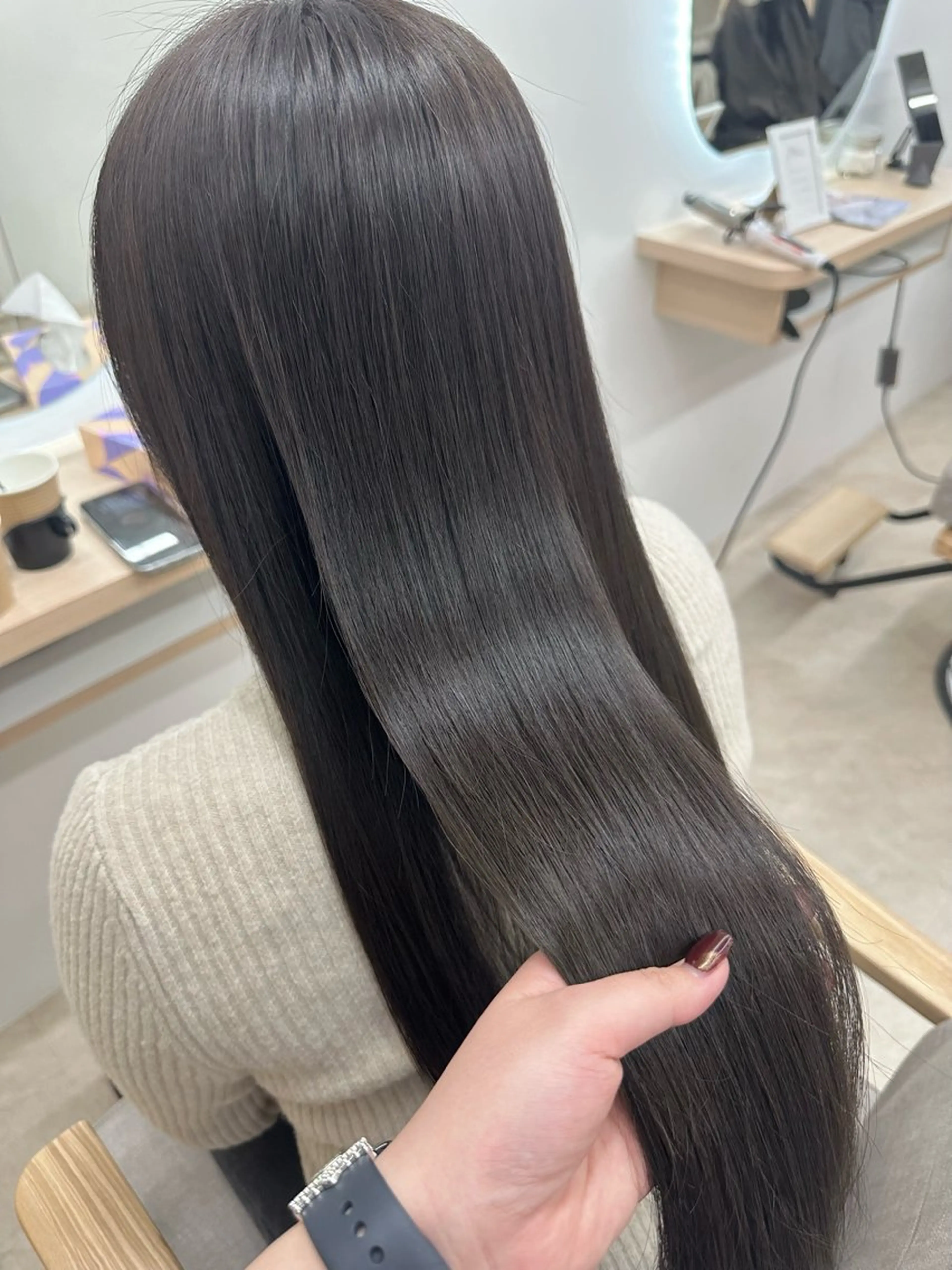 カット＋ワンカラー＋ナノバブルシャンプー🫧の写真