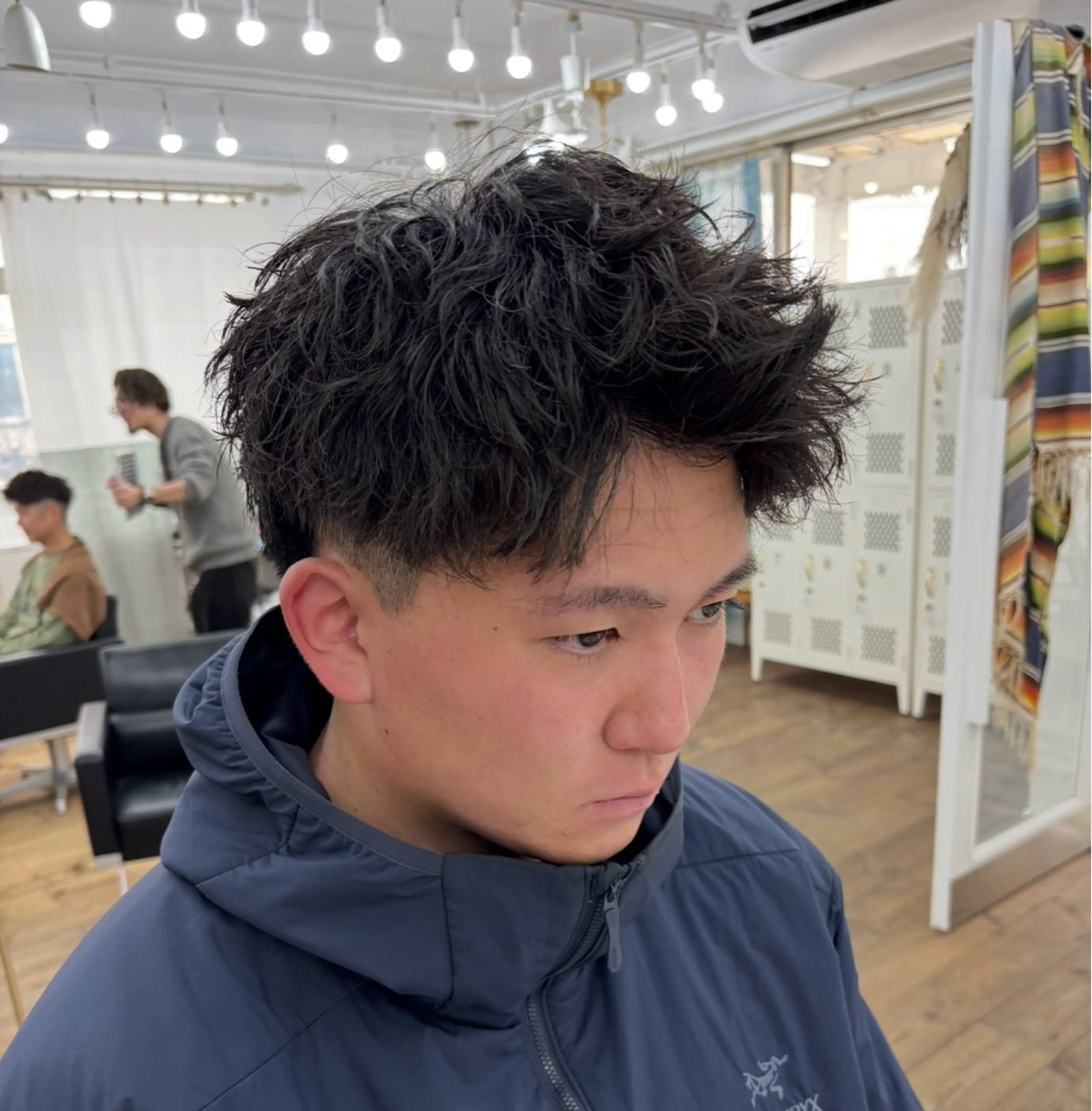 パーマ メンズ カット パーマ メンズ特化サロン Ryomaのヘアスタイル