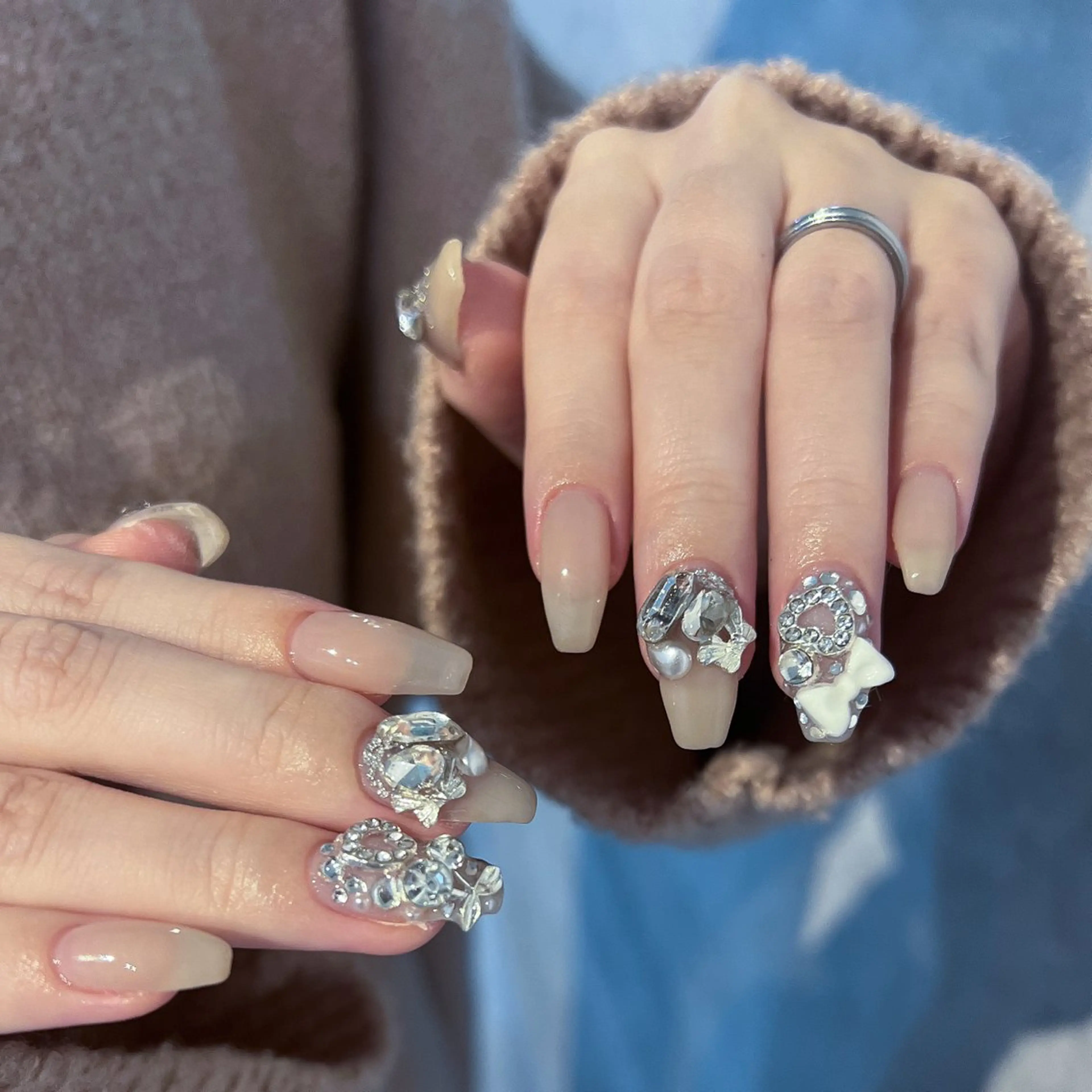ネイル 持ち込み ハンドネイル nailsalon ULLのネイルデザイン