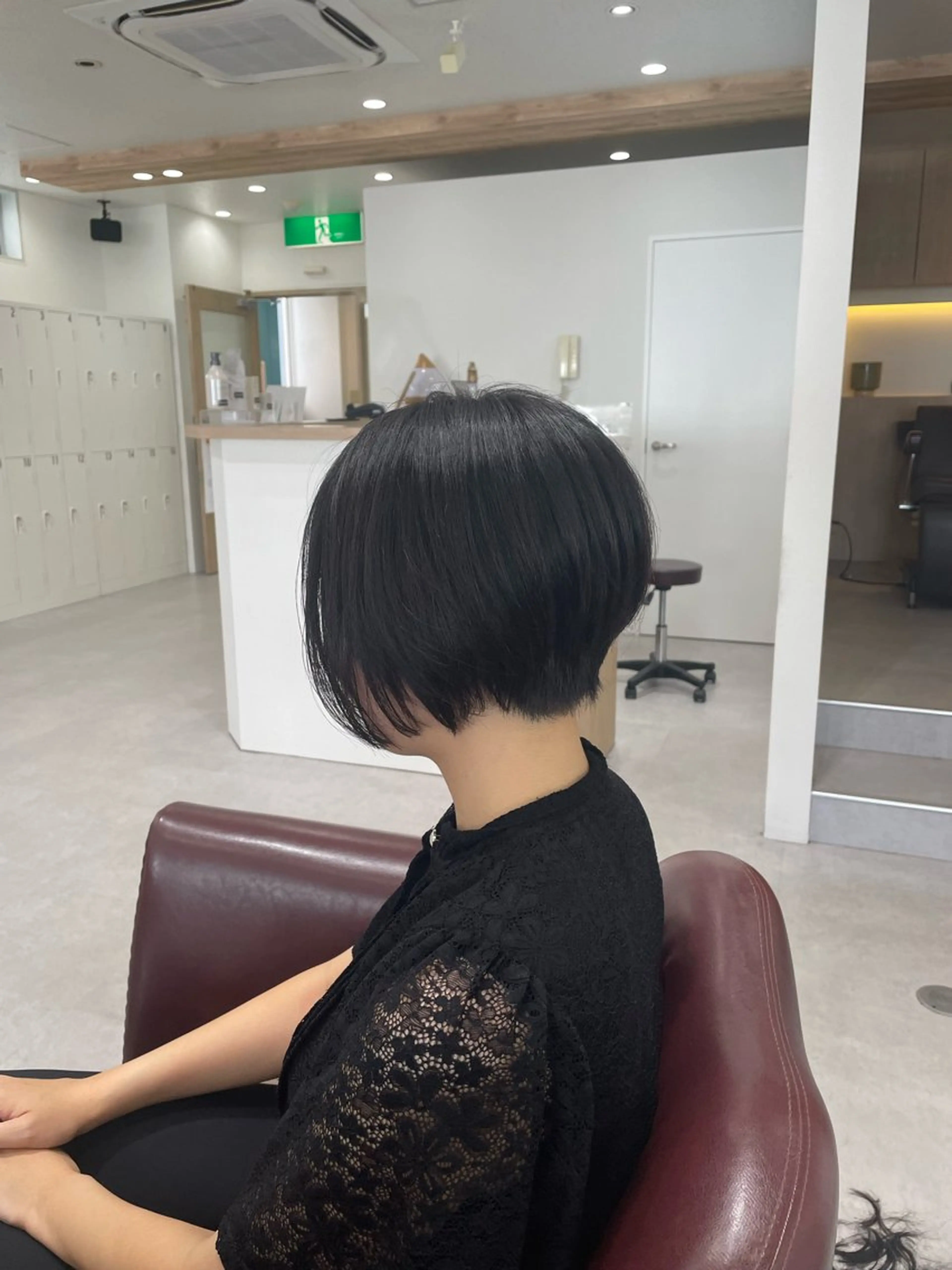 ショート カット ヘアカラー トリートメント 清水 保博のヘアスタイル
