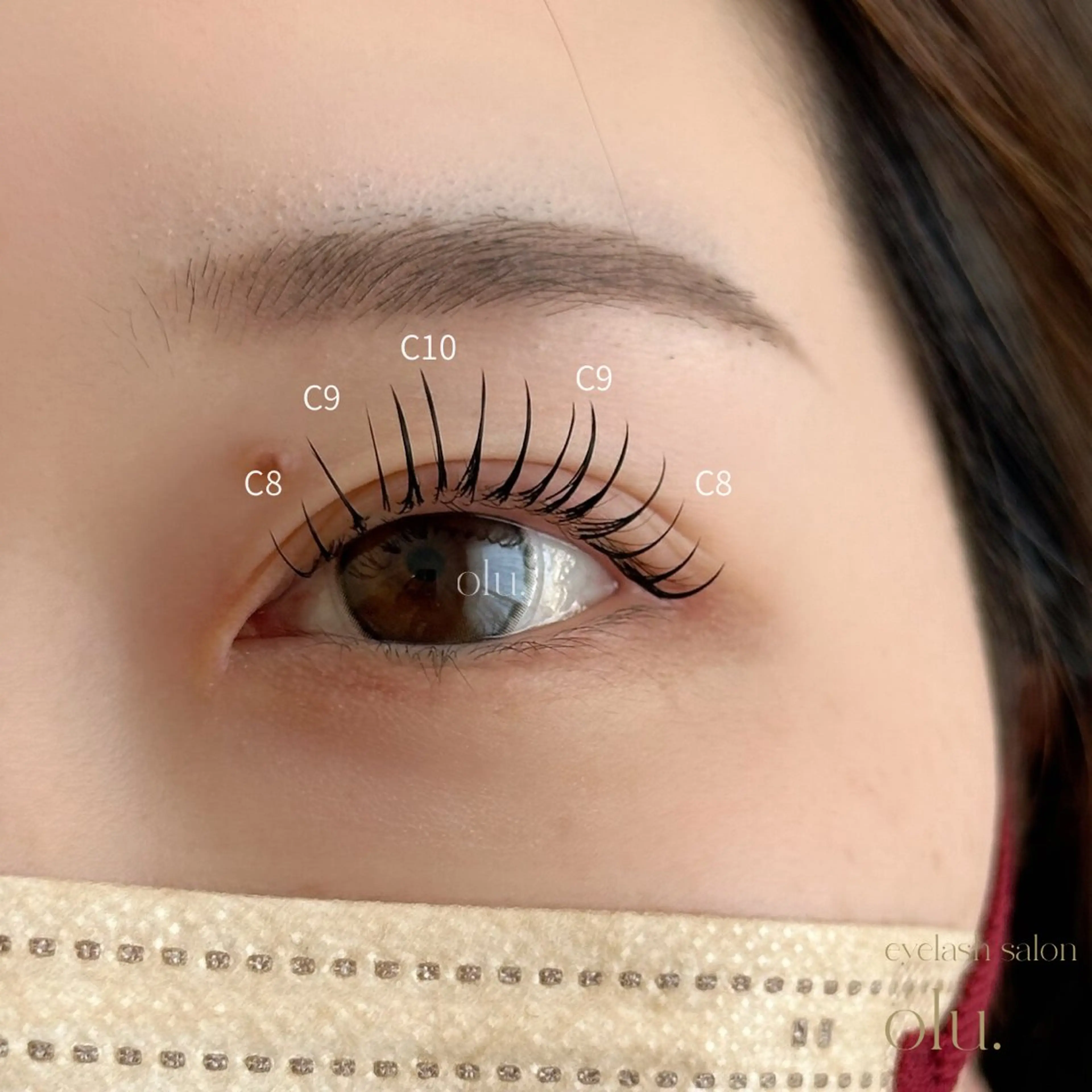 マツエク・マツパ マツエク olu. eyelashのマツエク・マツパデザイン
