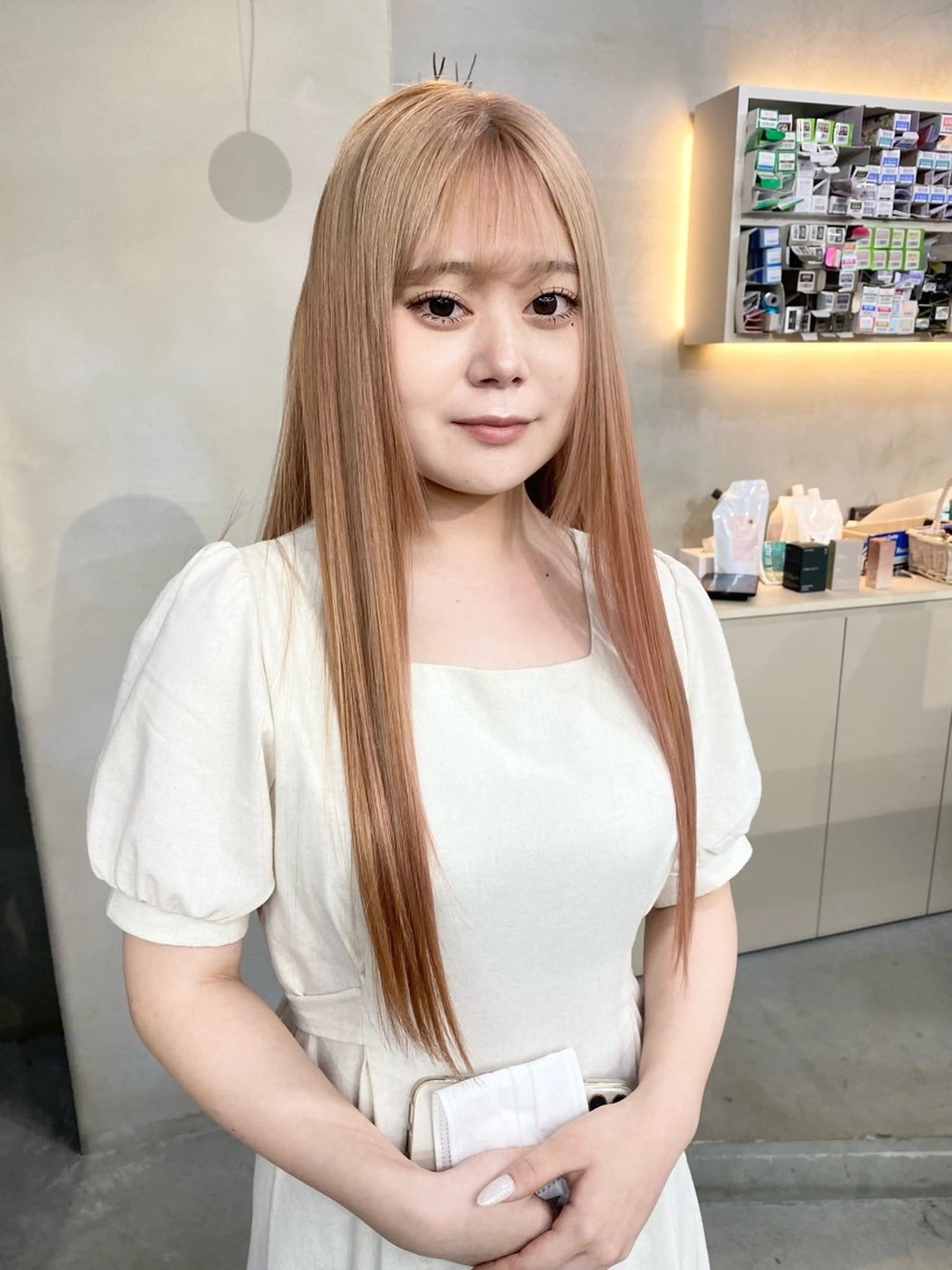 ロング カラー ヘアカラー 前橋 姫奈のヘアスタイル