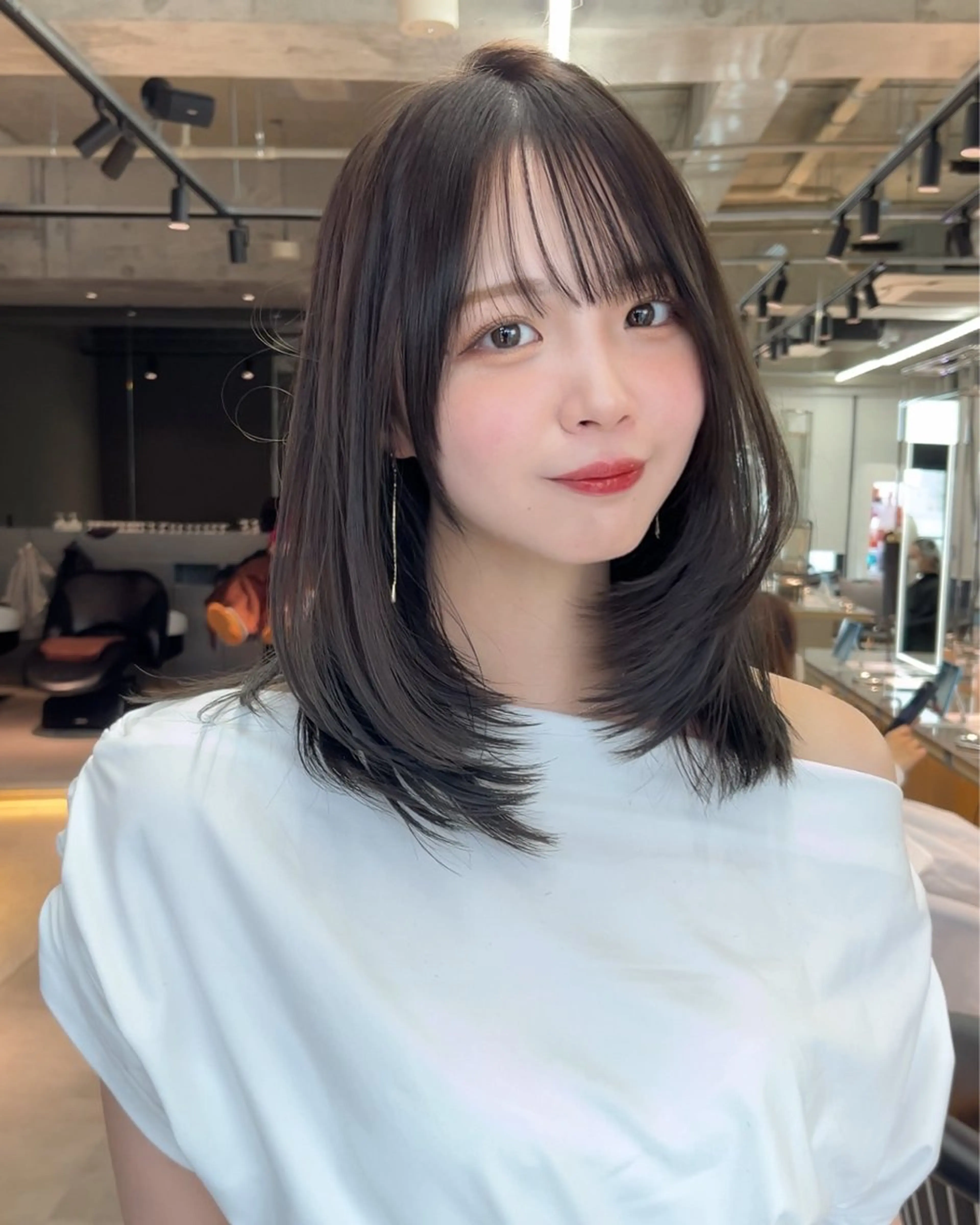 ミディアム カラー 木元 瑛✂︎ボブのヘアスタイル
