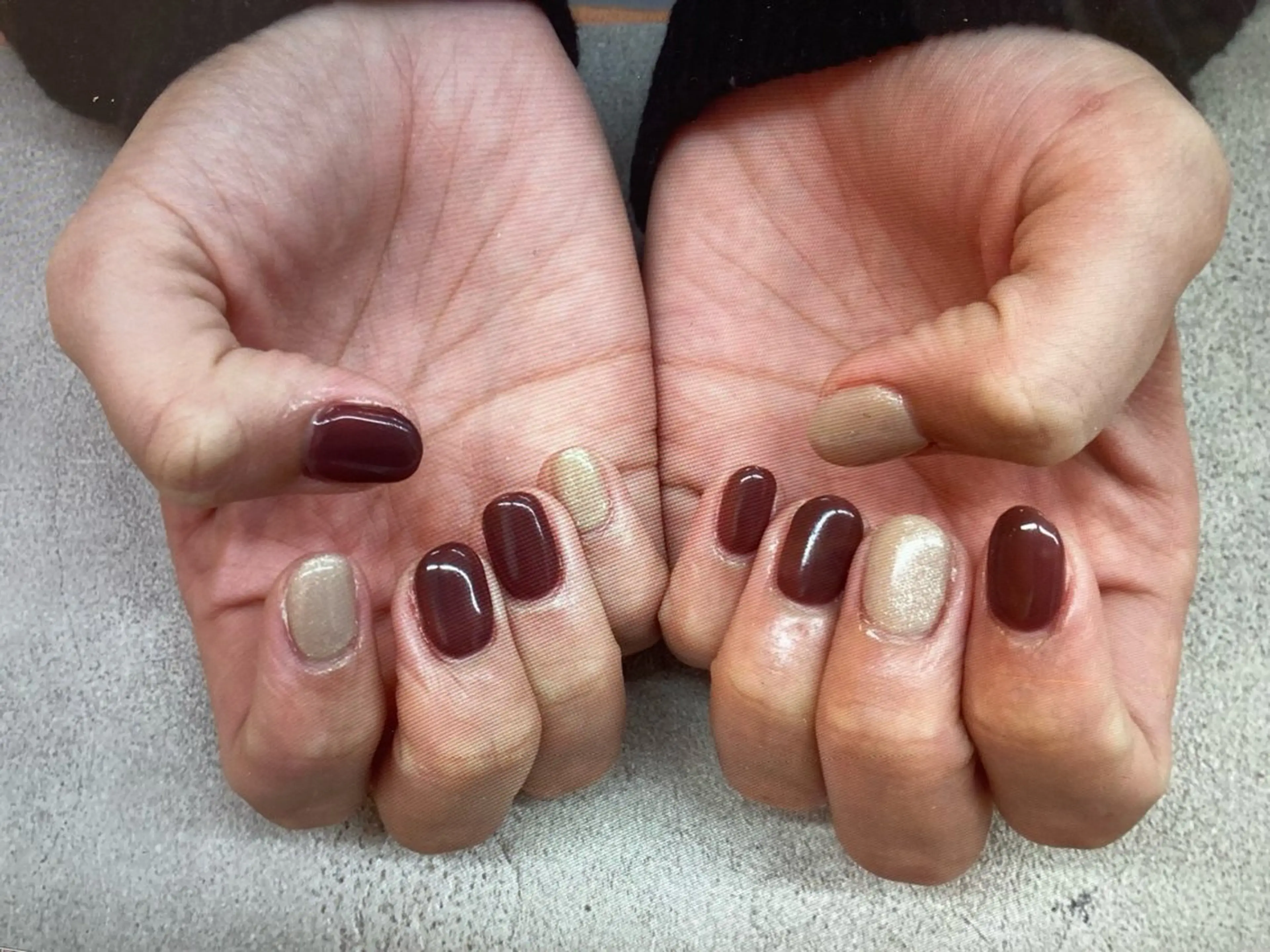 ネイル ワンカラーネイル Maple saronのネイルデザイン