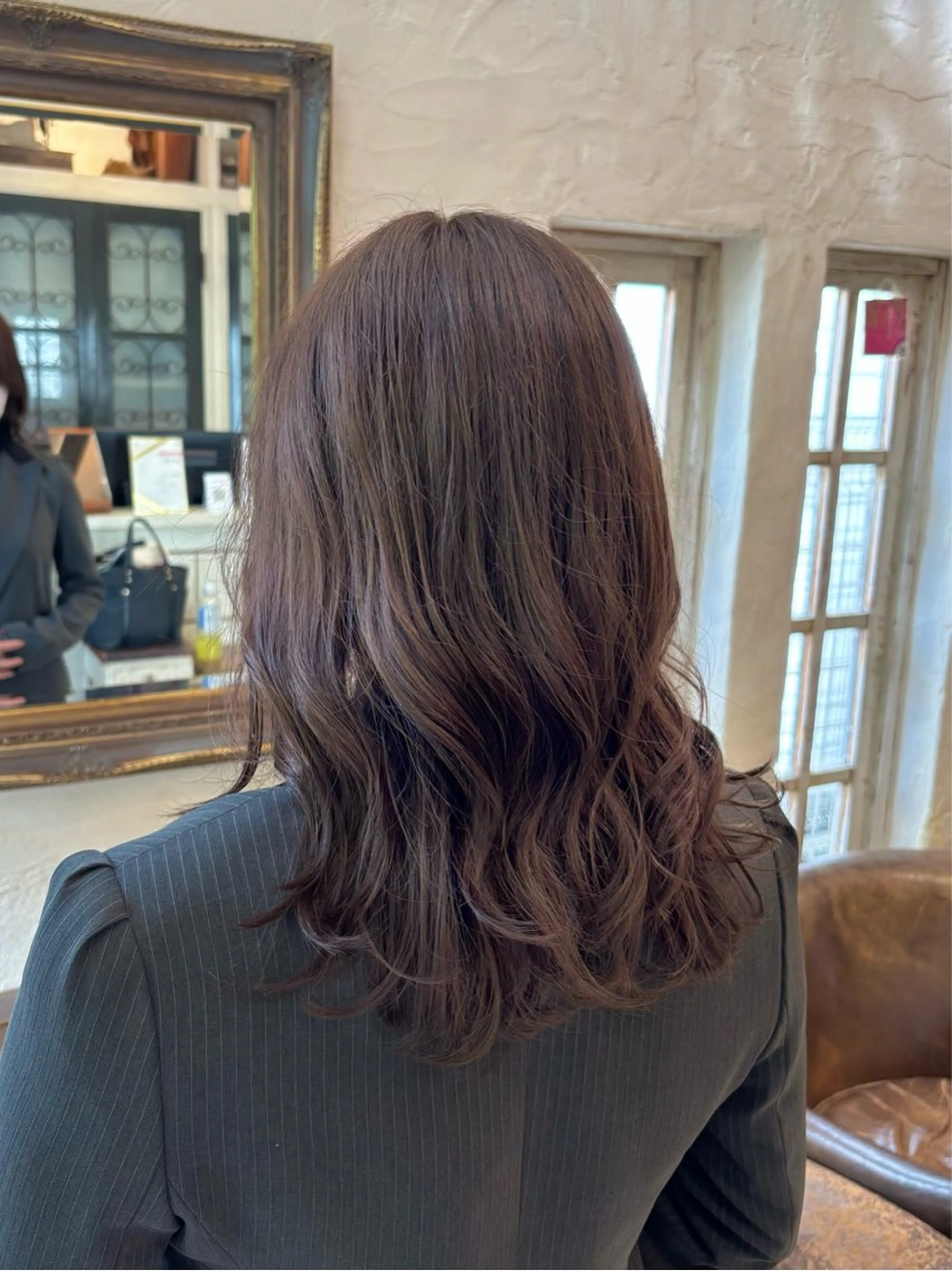 セミロング パーマ セミロングパーマ cocoa🎀 透明感カラー/パーマのヘアスタイル