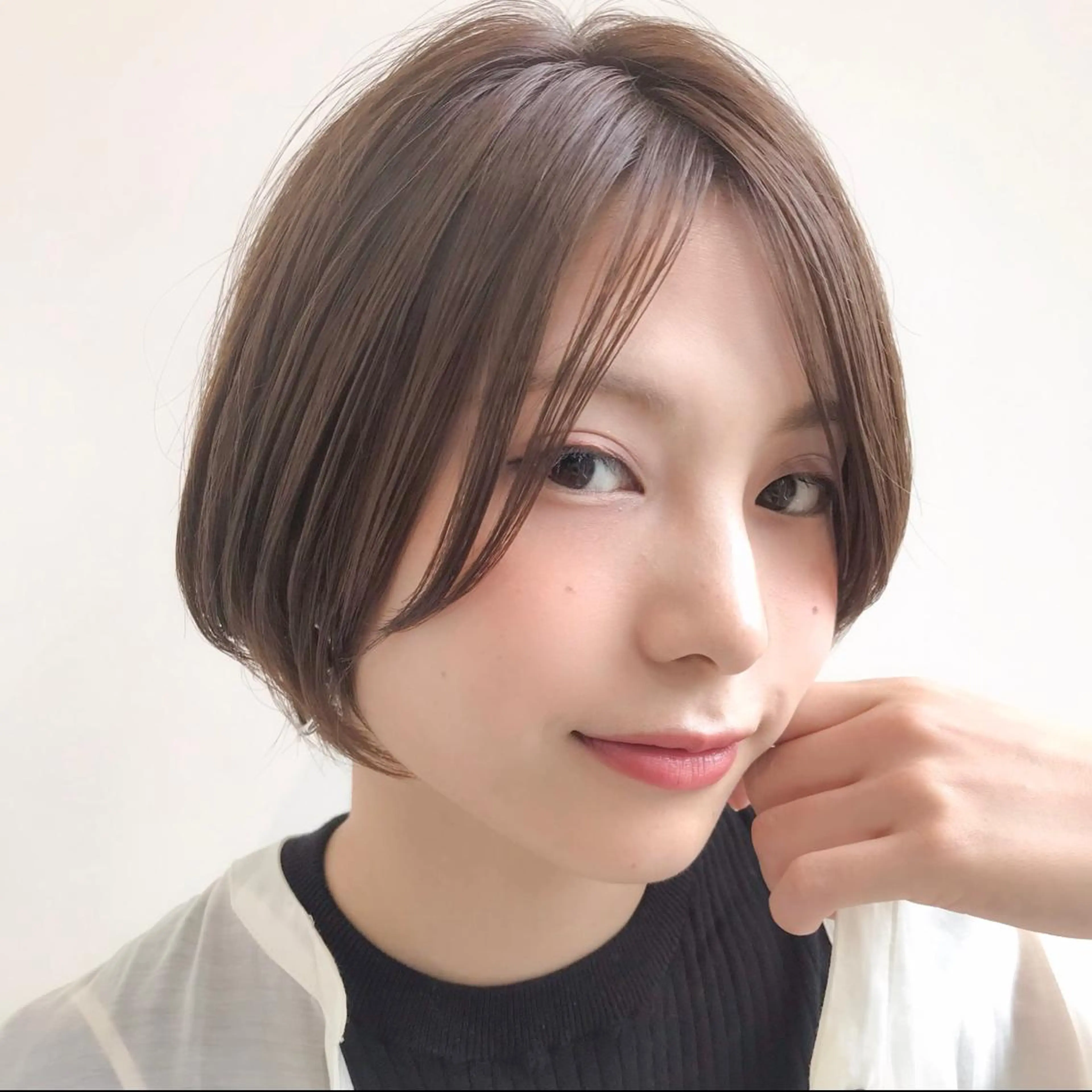 ショート カット ヘアカラー トリートメント イメチェンカット✂️ 錦糸町佐藤店長のヘアスタイル