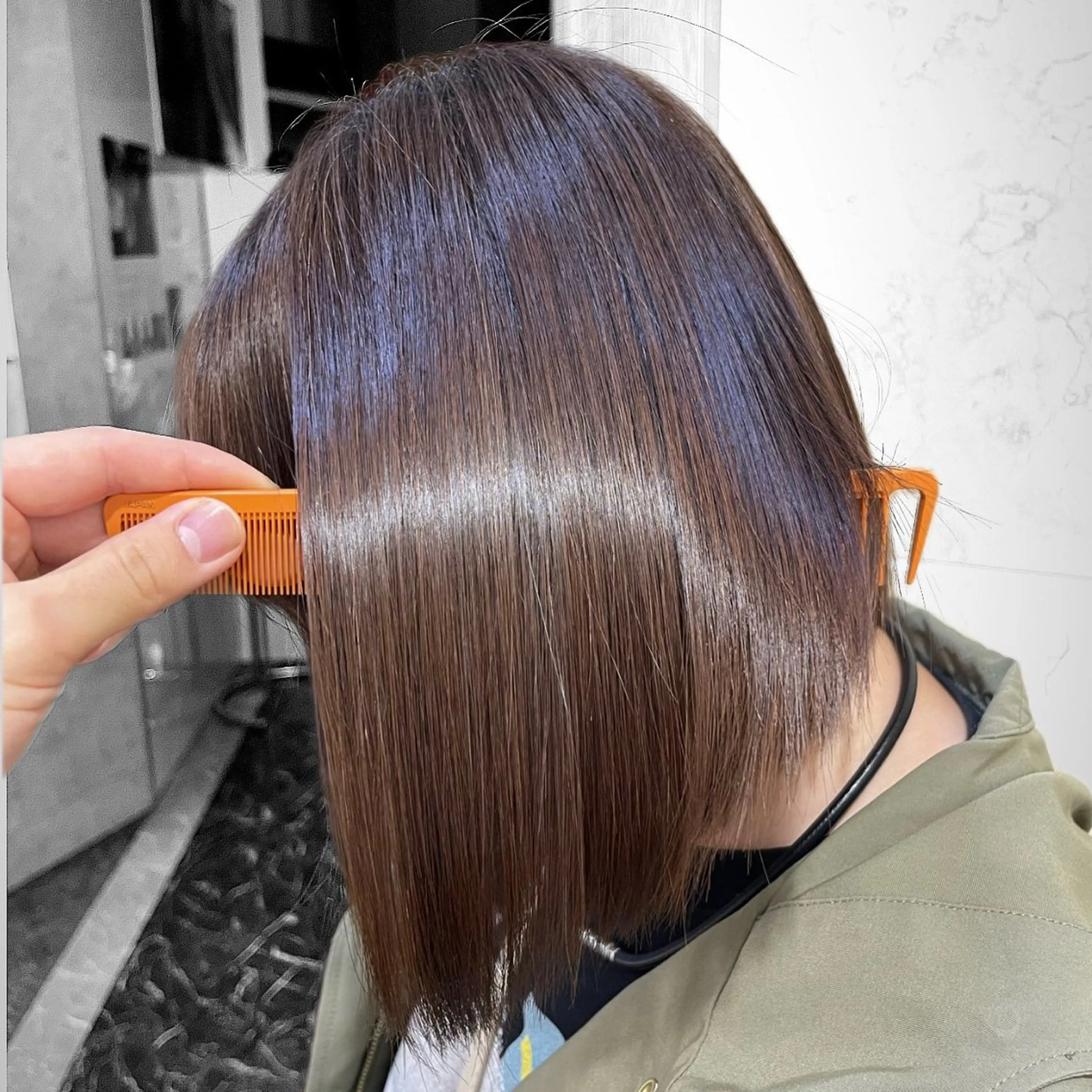 ミディアム 縮毛・酸性ストレート 特化のヘアスタイル