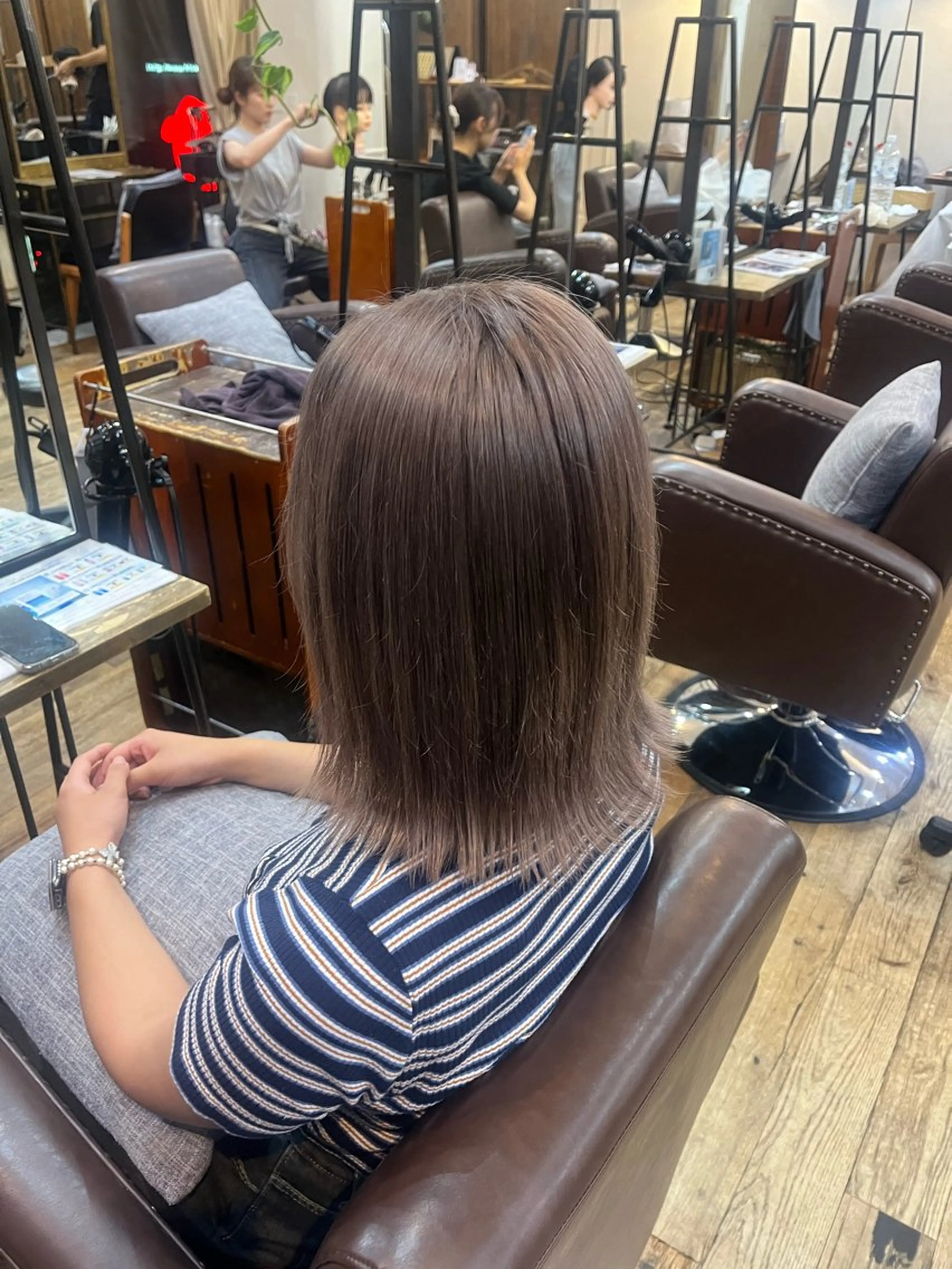 カラー ブリーチ ケアブリーチ ヘアカラー 東茉央/ブリーチ リタッチ🧸銀座のヘアスタイル