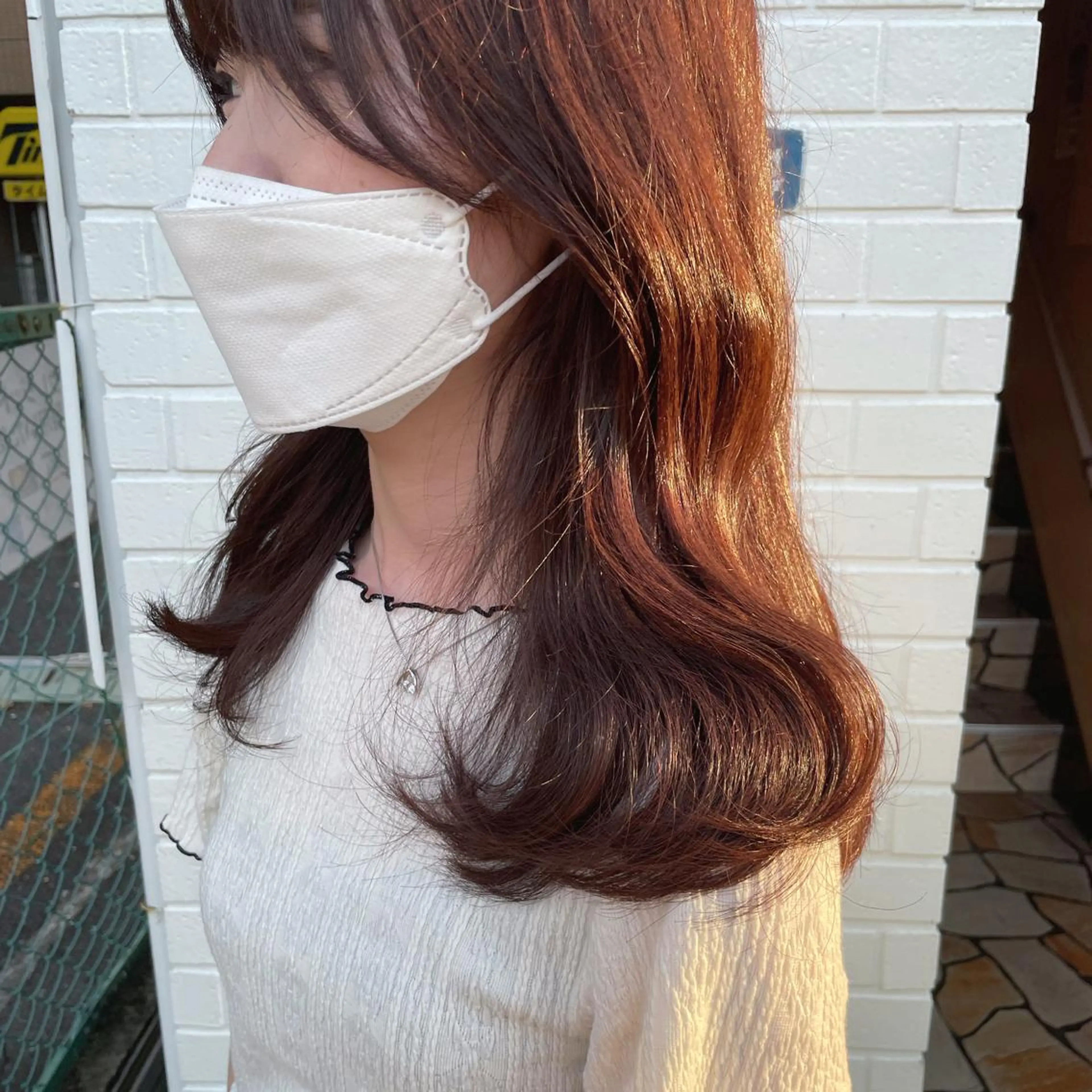 ミディアム カラー レイヤー/高橋 みく /池下/千種のヘアスタイル