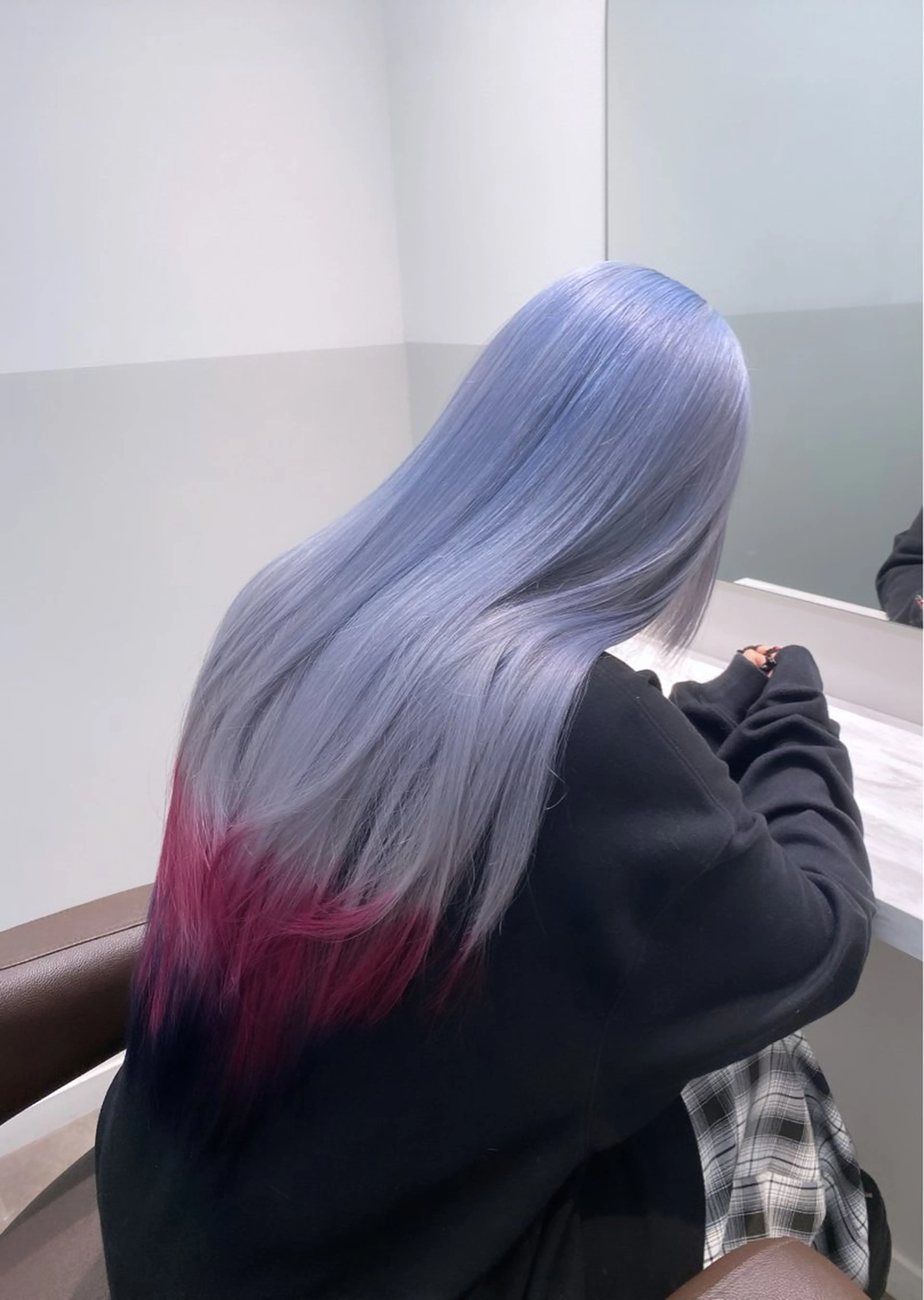 ロング カラー ヘアアレンジ メンズ ヘアカラー トリートメント SALOWIN所属・ハイトーン美容師 MASATOのヘアスタイル