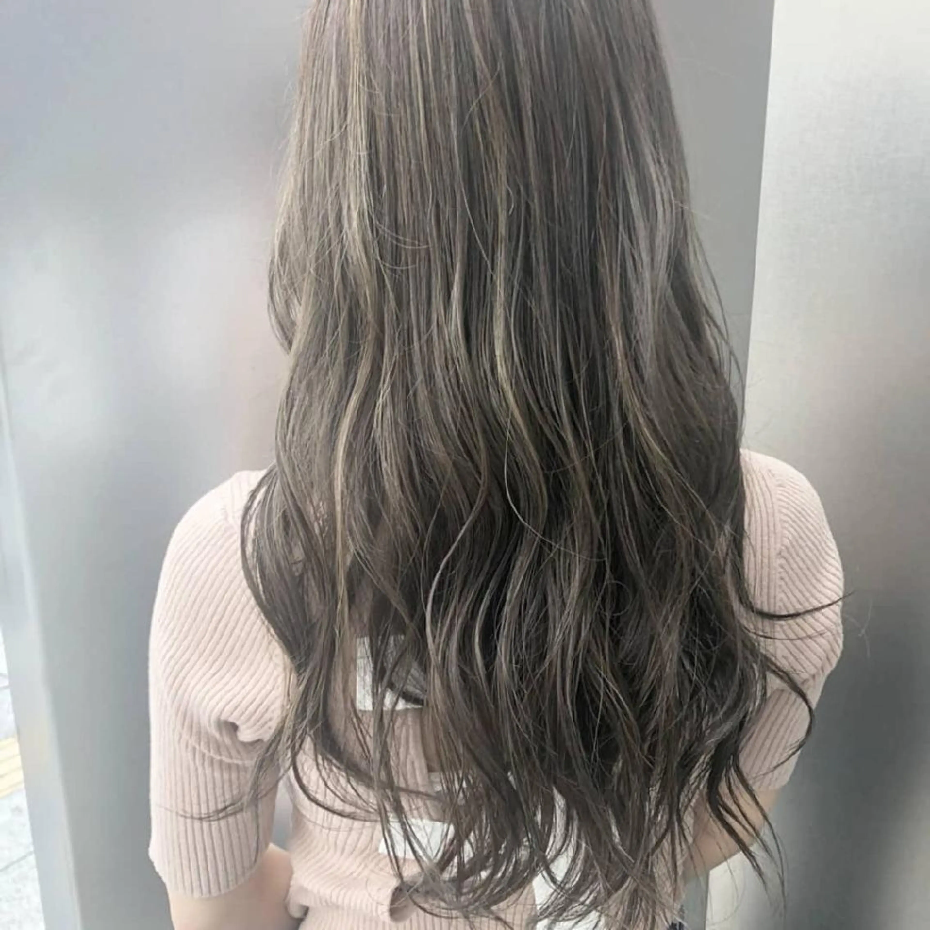 ロング カラー 透明感カラー ハイライトカラー ハイライト 竹内啓太 ボブのヘアスタイル