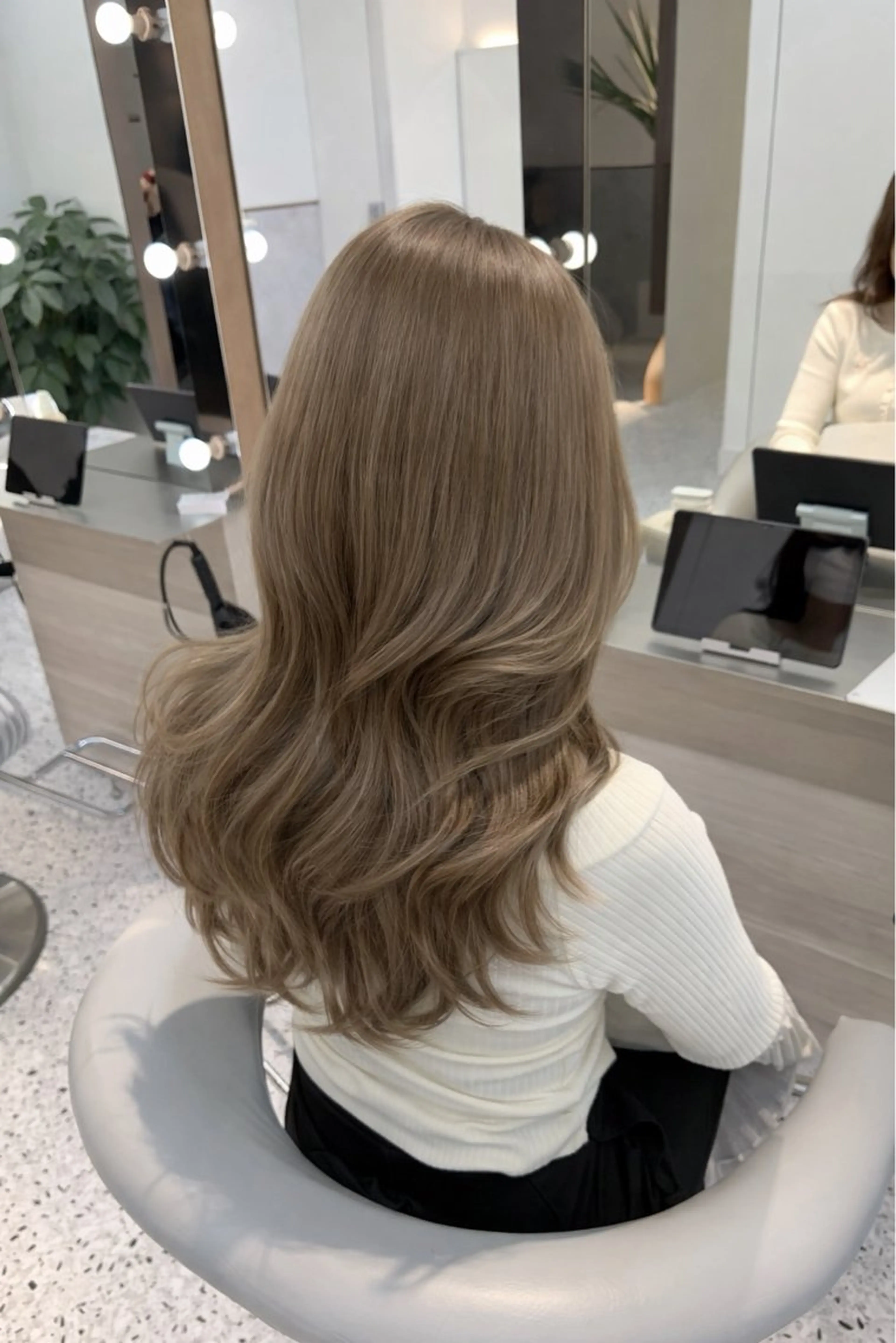 セミロング カラー カット ヘアカラー トリートメント 博多ベージュ 🐻松井傑のヘアスタイル