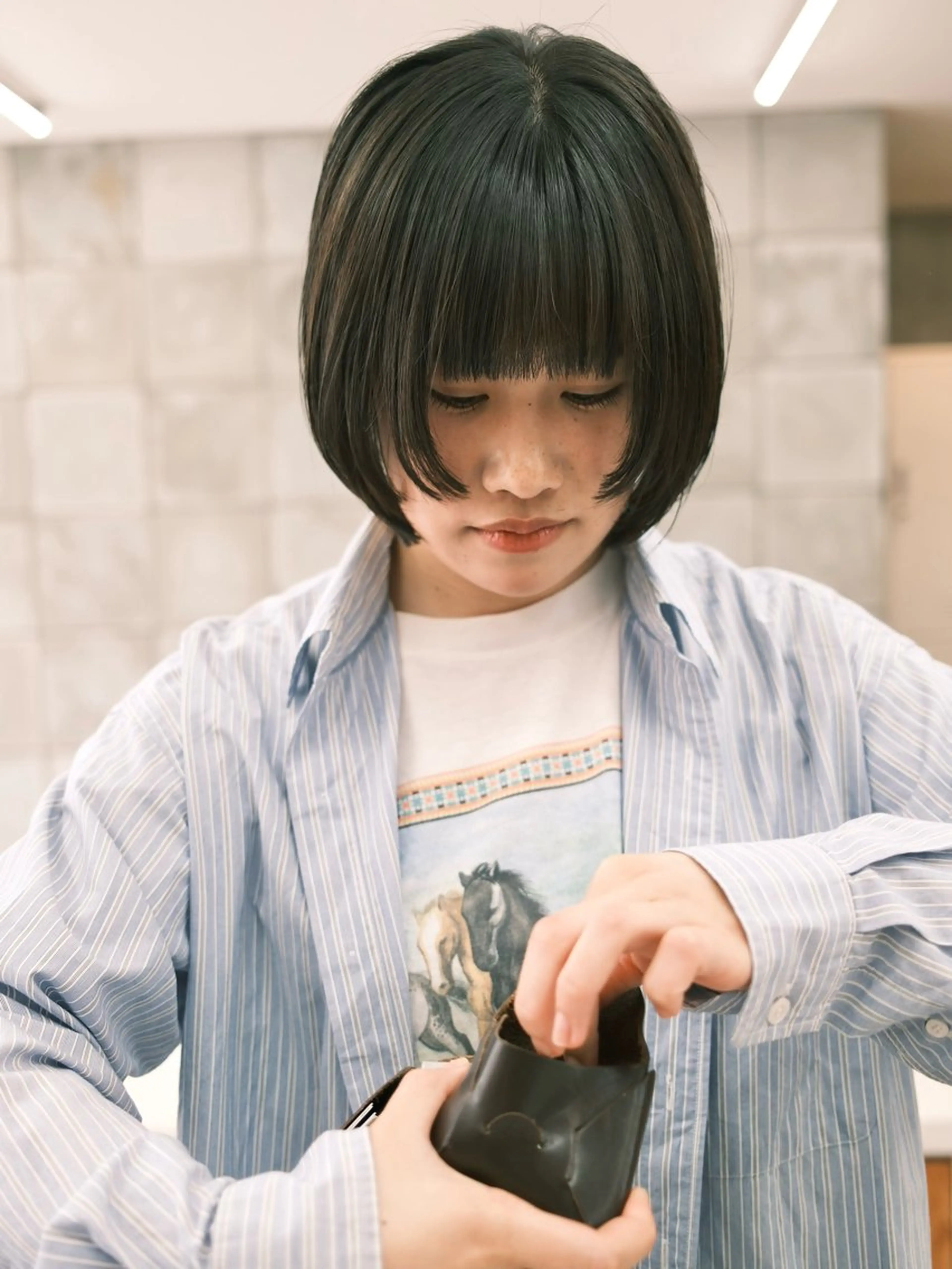 ショート ボブ カット tetohair 森田浩平のヘアスタイル