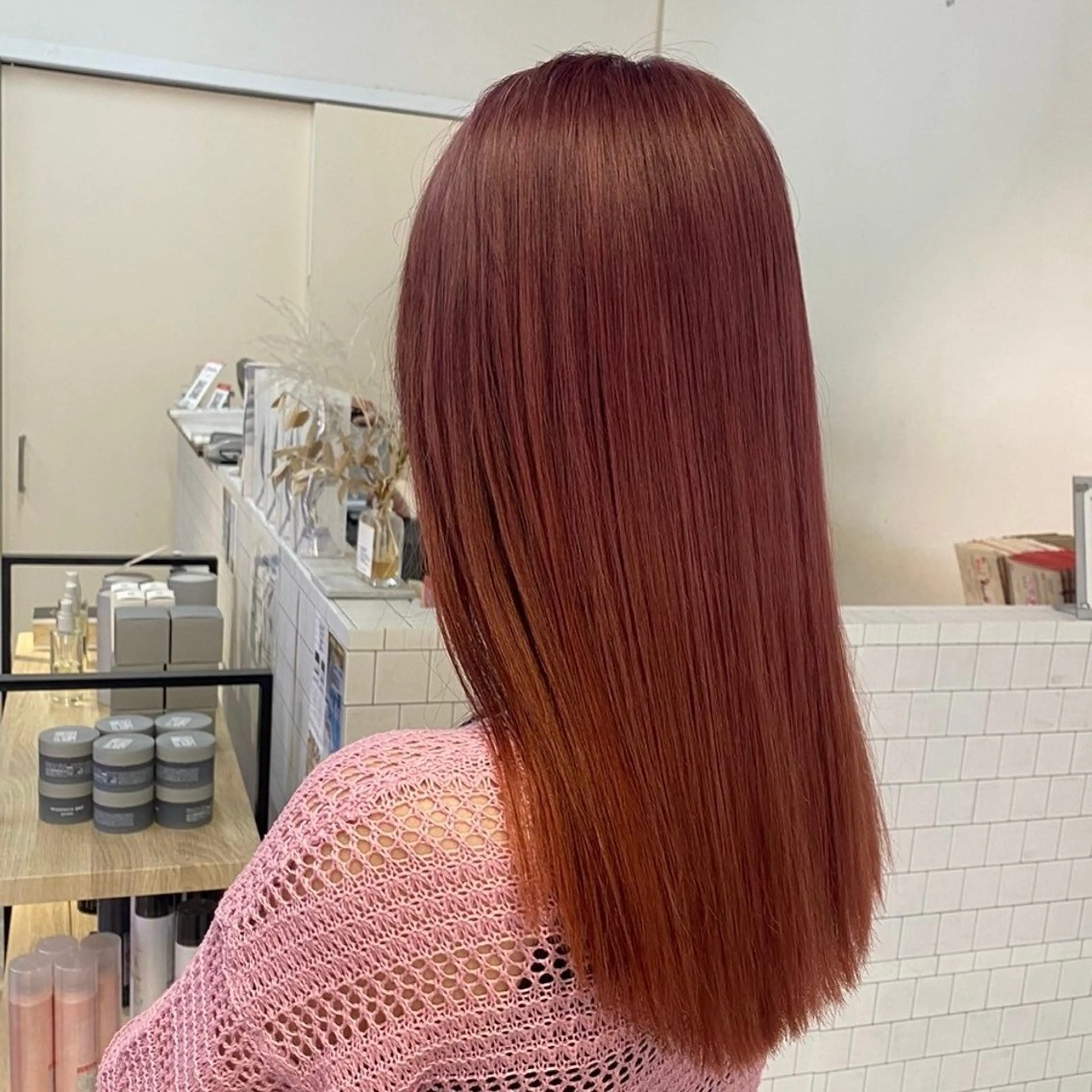 ロング カラー ヘアカラー トリートメント フェザーパーマ🌙 毛流れ yuzukiのヘアスタイル