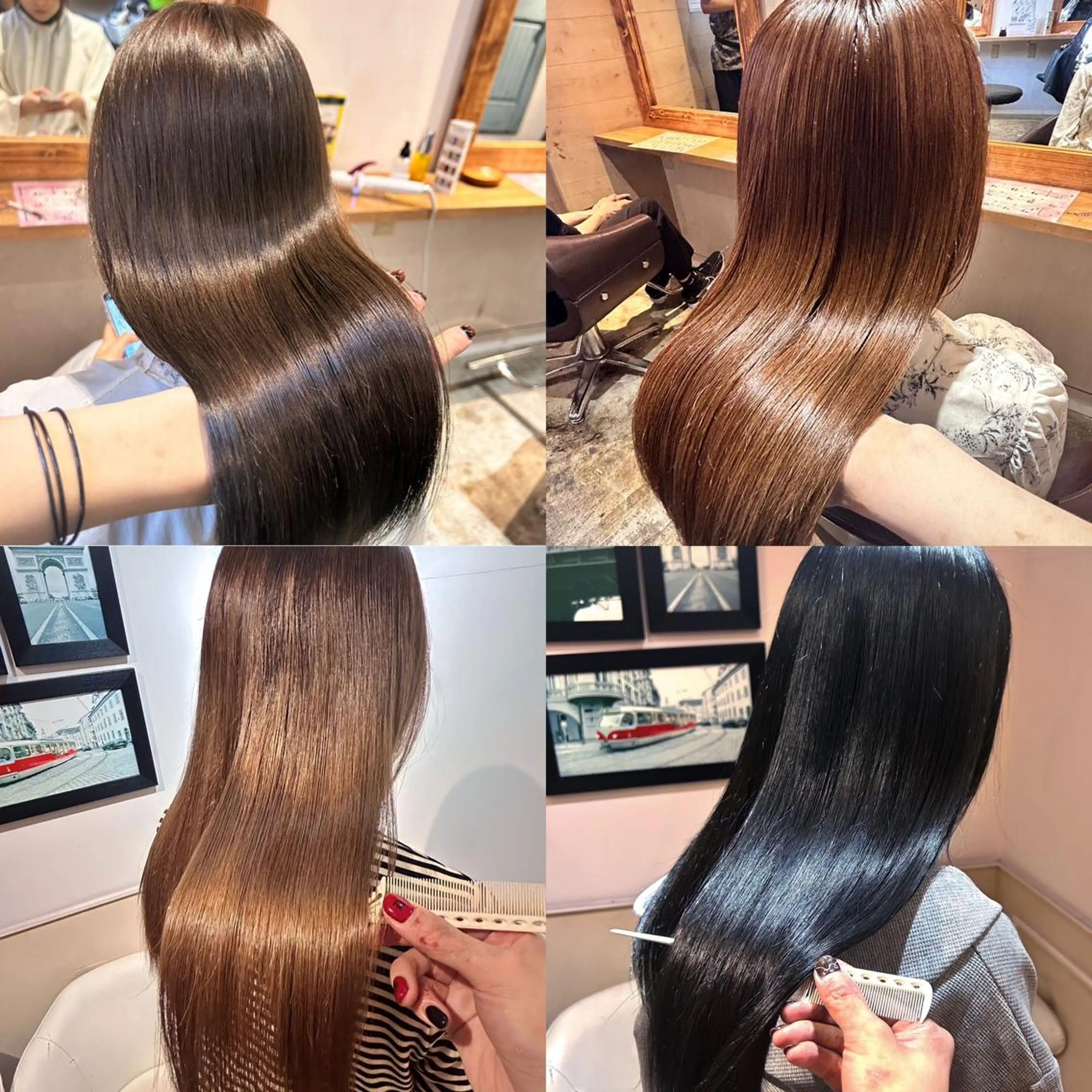 ロング カラー ヘアカラー トリートメント 店長✨髪質改善✖️ 透明感カラー／純大のヘアスタイル