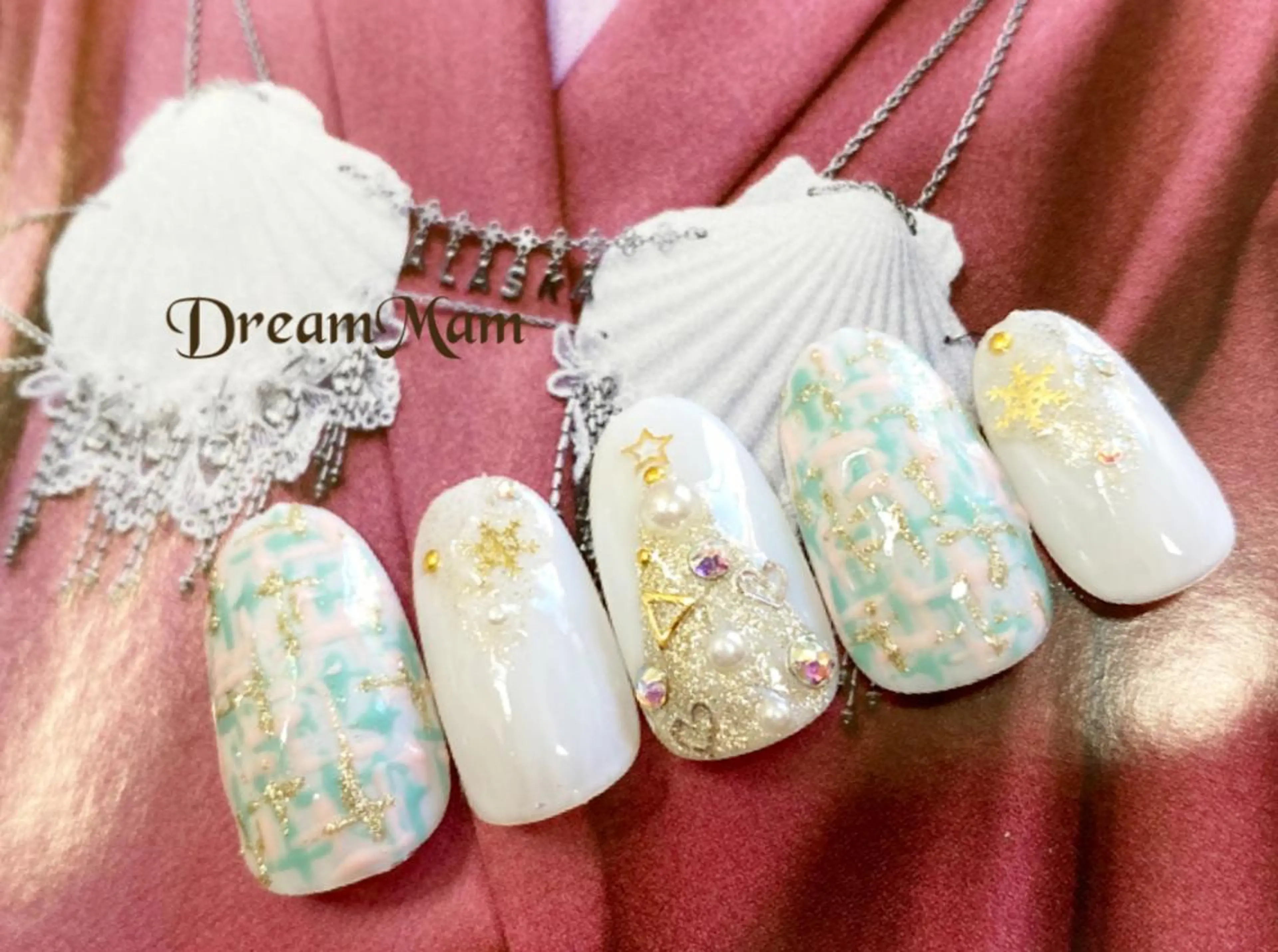 ネイル 冬ネイル クリスマス Nail Salon Ｄream Mamのネイルデザイン
