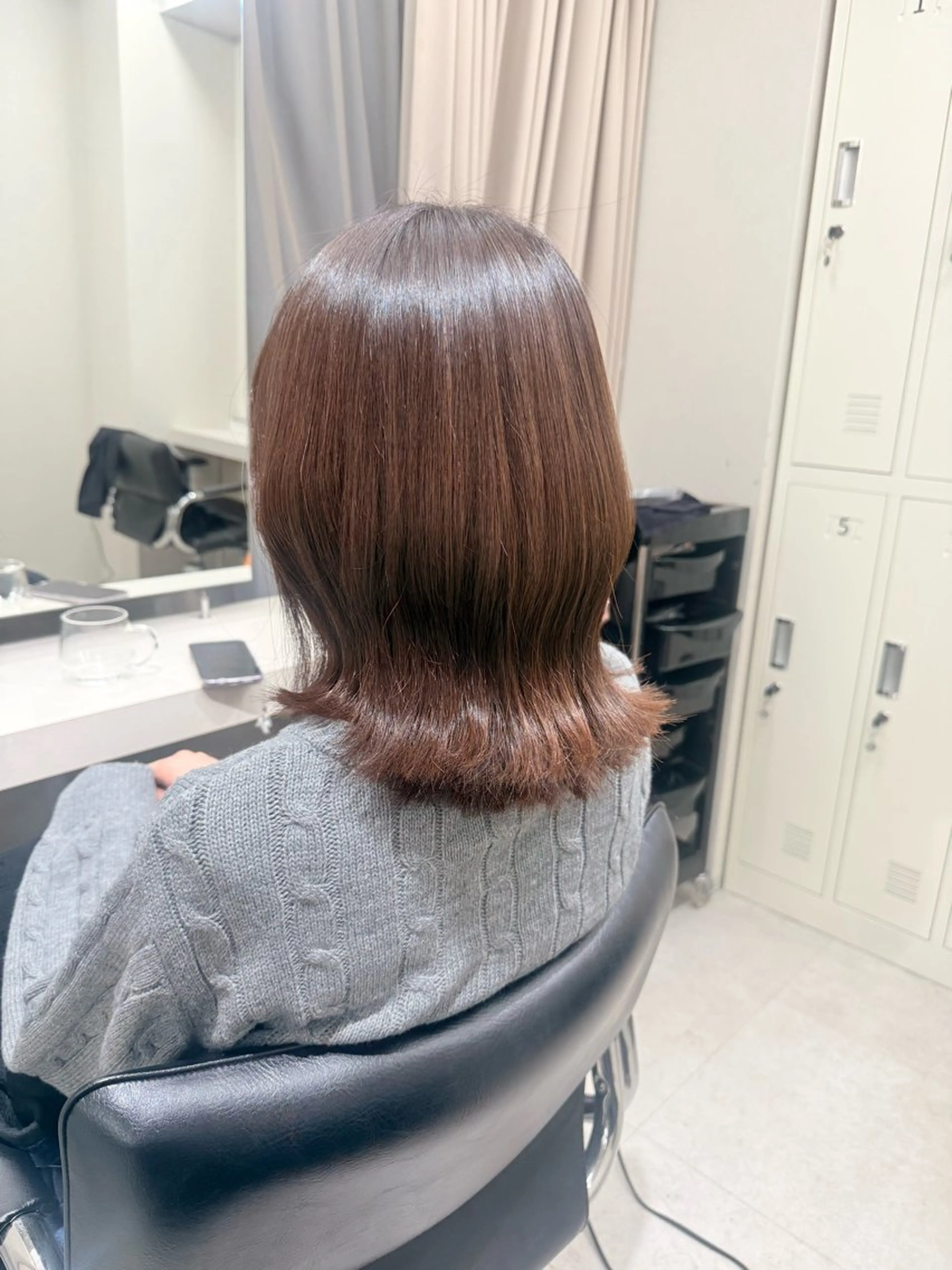 ショート カラー パーマ カット 縮毛矯正 トリートメント haru 髪質改善サロンのヘアスタイル