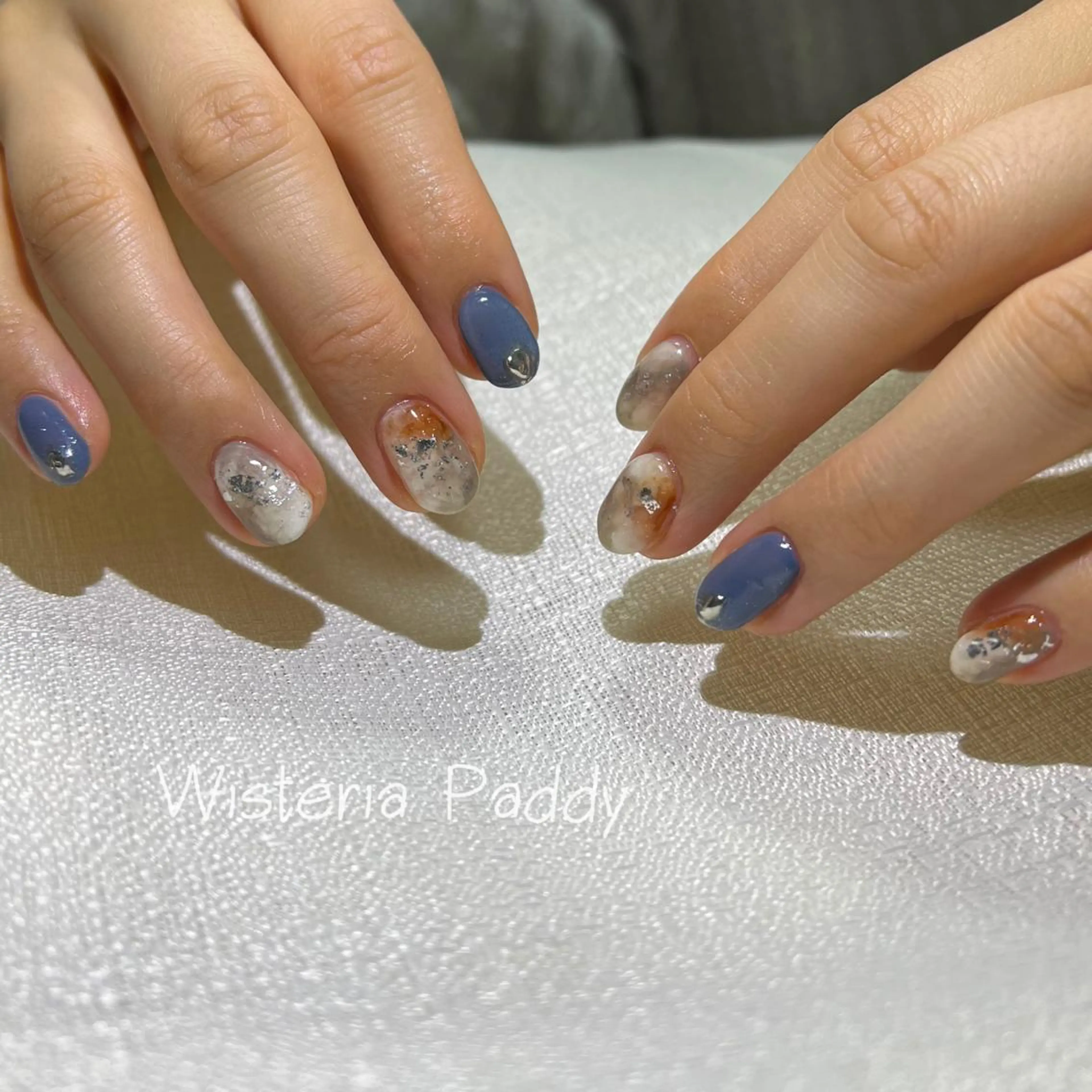 ネイル アートネイル ニュアンスネイル Wisteria Paddyのネイルデザイン