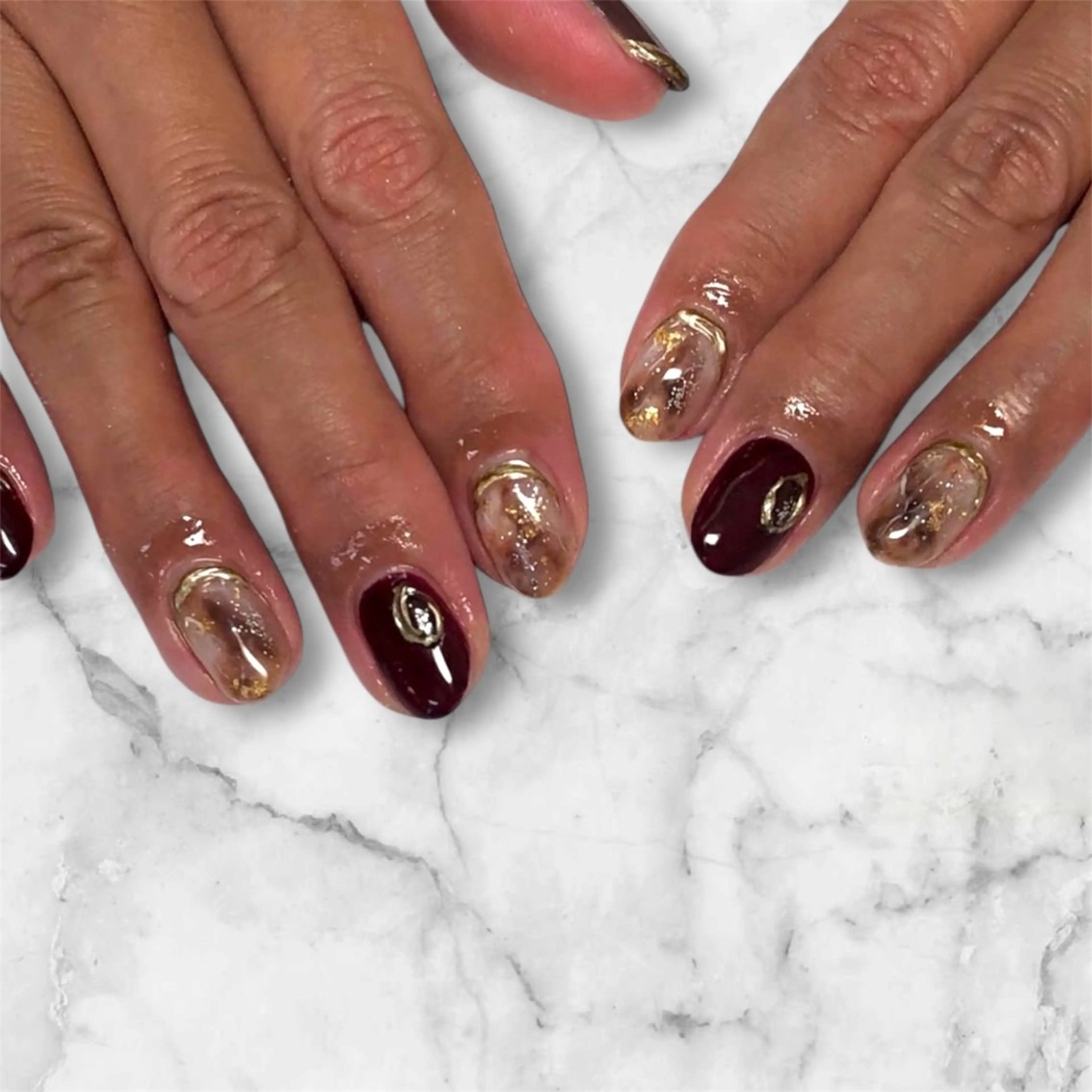 ネイル 持ち込み ハンドネイル i'm nailのネイルデザイン