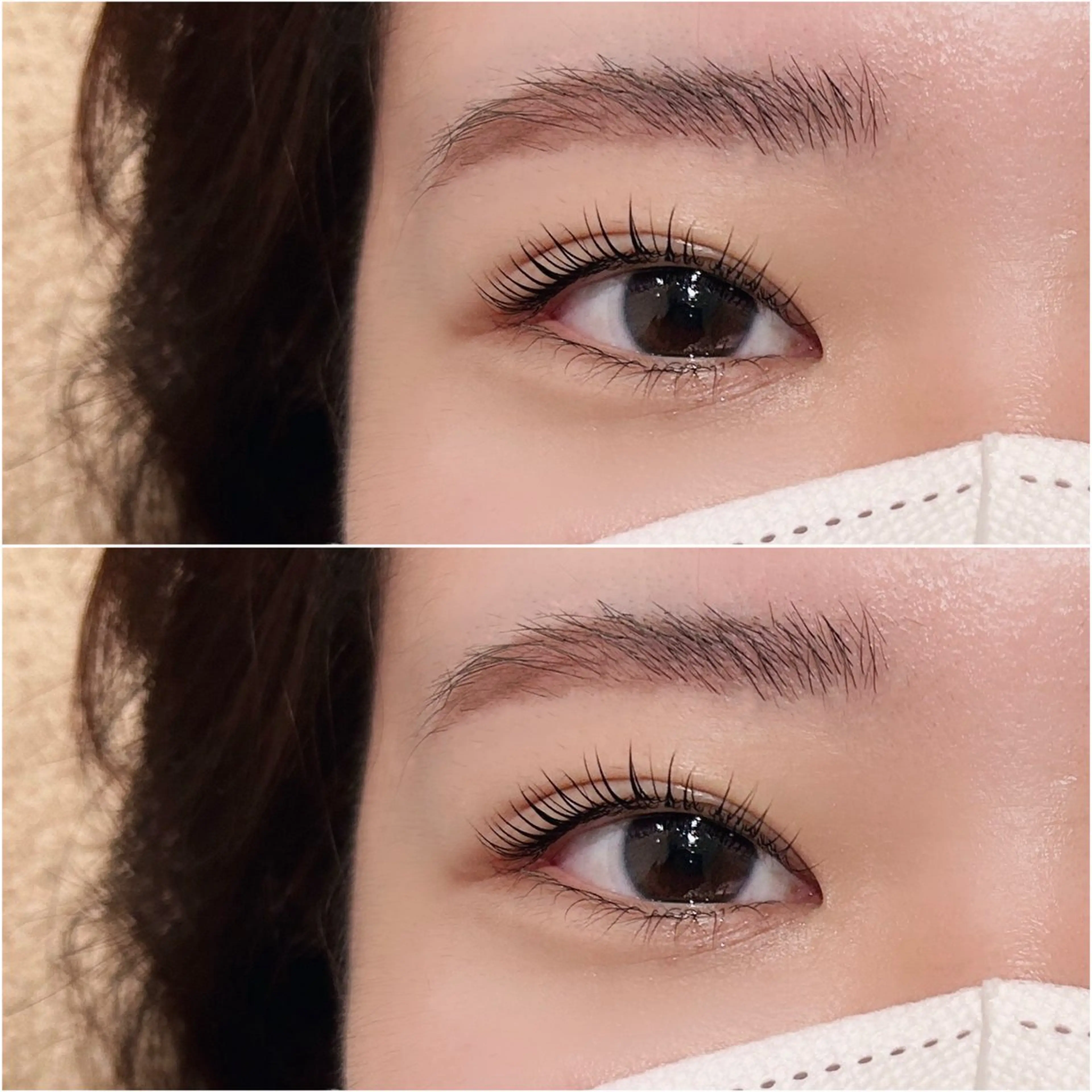 マツエク・マツパ 束感まつ毛 フラットラッシュ ナチュラル パリジェンヌラッシュリフト まつげパーマ sakura🎀 /プラチナムドールのマツエク・マツパデザイン